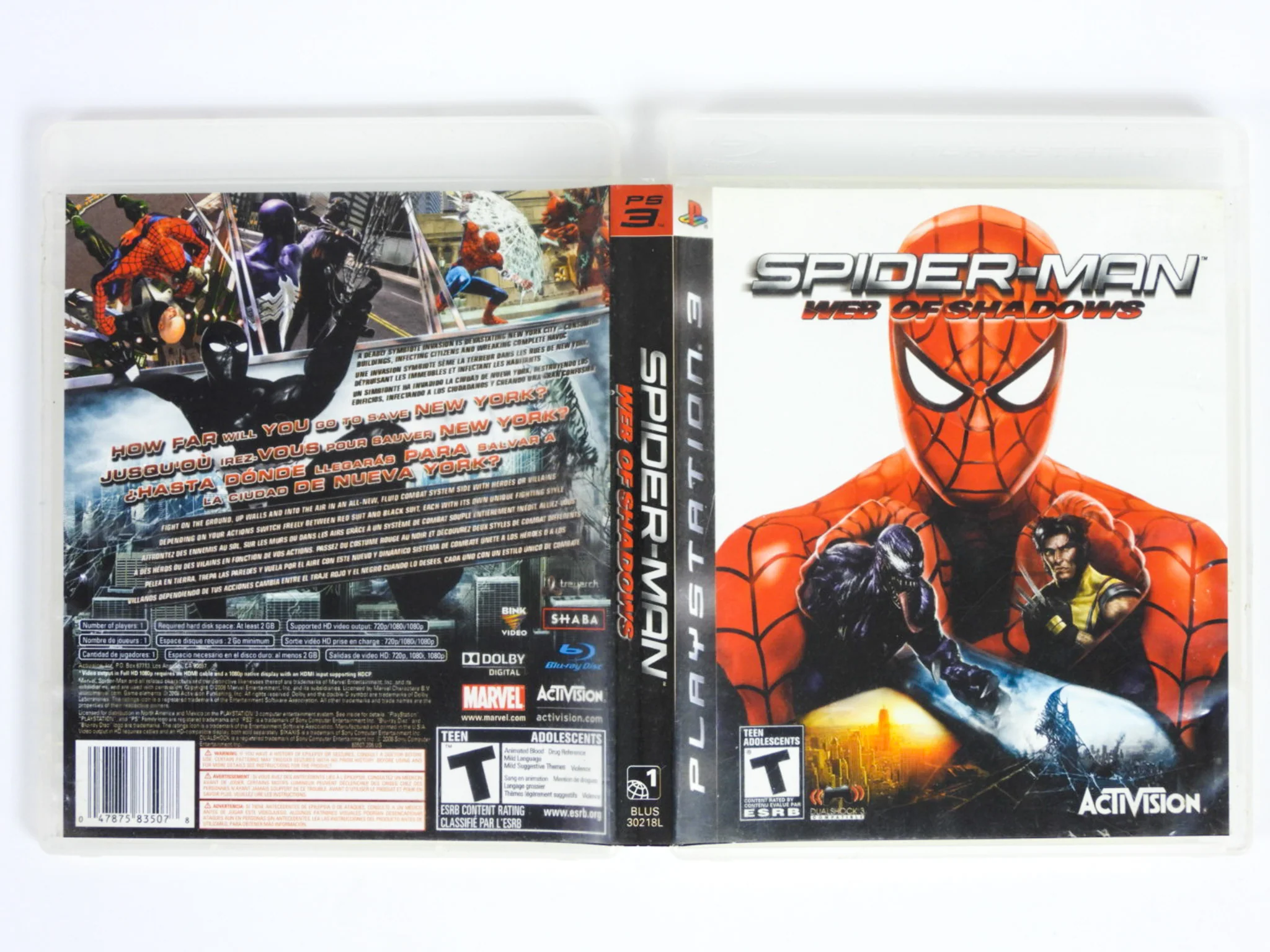 Spiderman: Web of Shadows (PlayStation 3 / PS3) - Image 4
