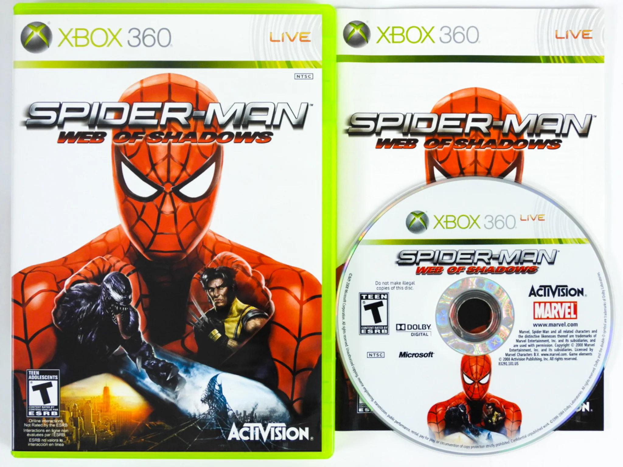 Spiderman: Web of Shadows (Xbox 360)