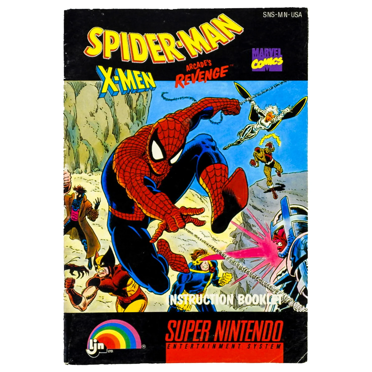 Spiderman X-Men Arcade's Revenge [Manual] (Super Nintendo / SNES) - Image 3