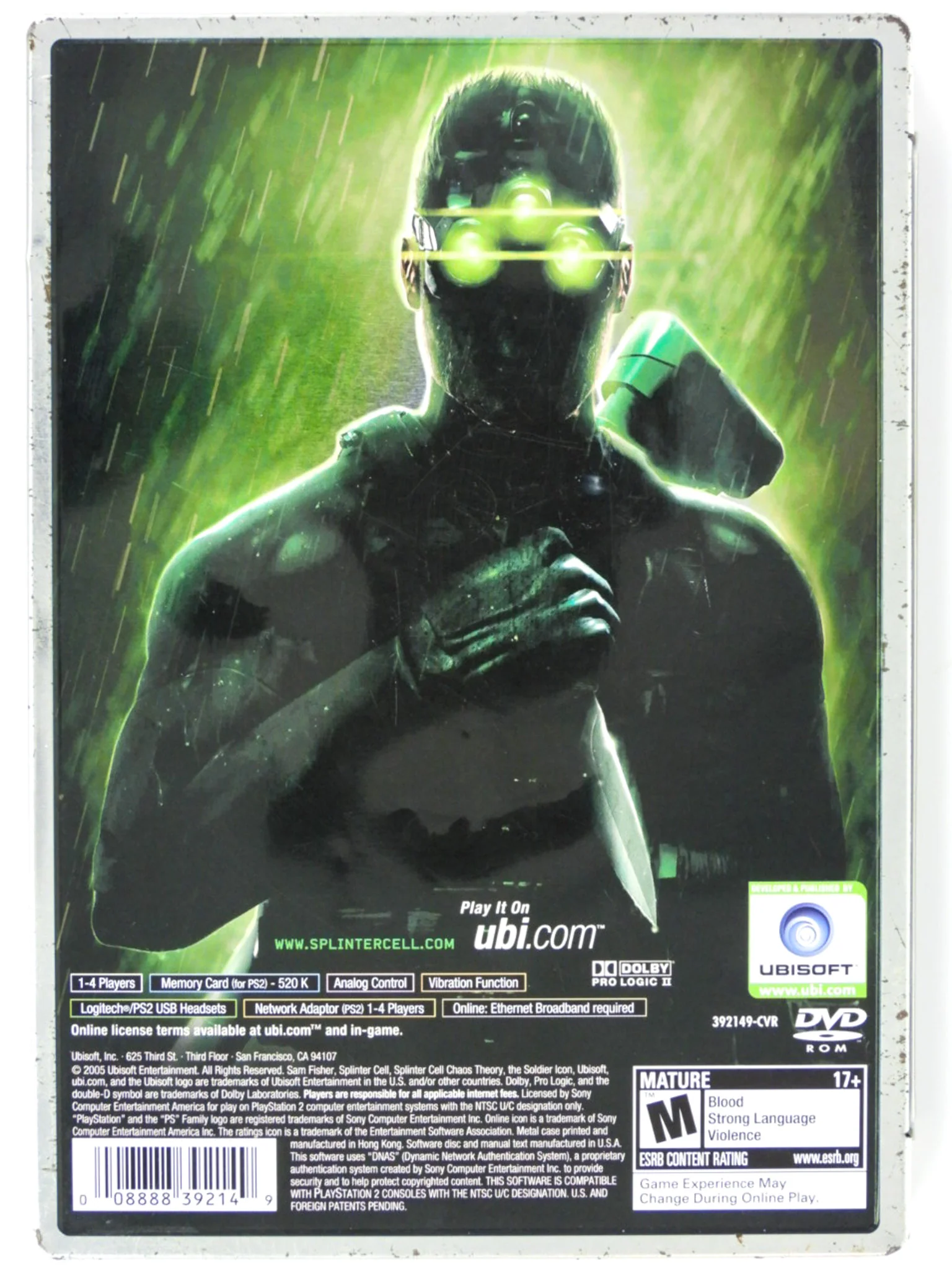 Splinter Cell Chaos Theory [Collector's Edition] (PlayStation 2 / PS2) - Image 5
