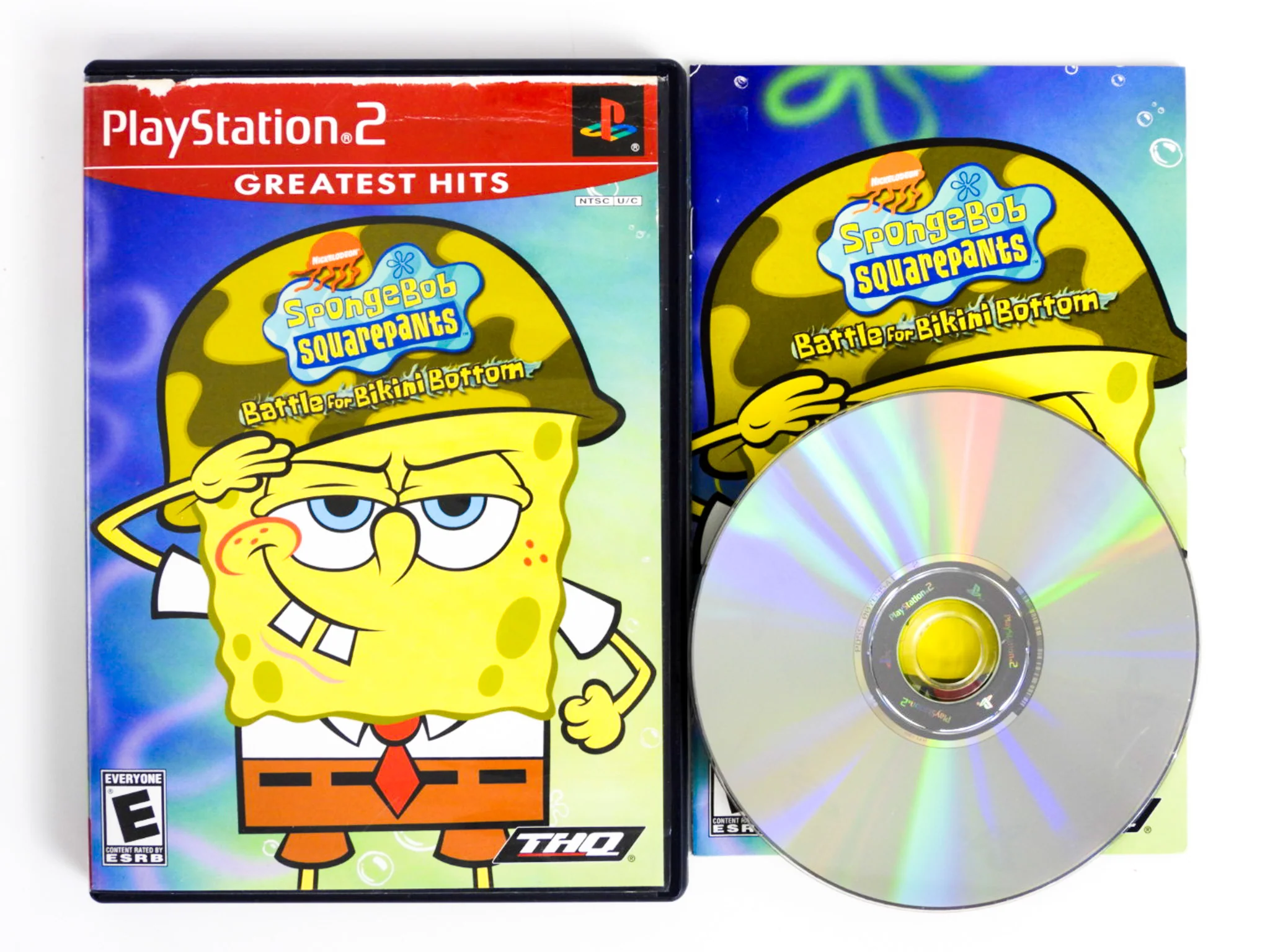 SpongeBob SquarePants Battle For Bikini Bottom [Greatest Hits] (PlayStation 2 / PS2) - Image 2
