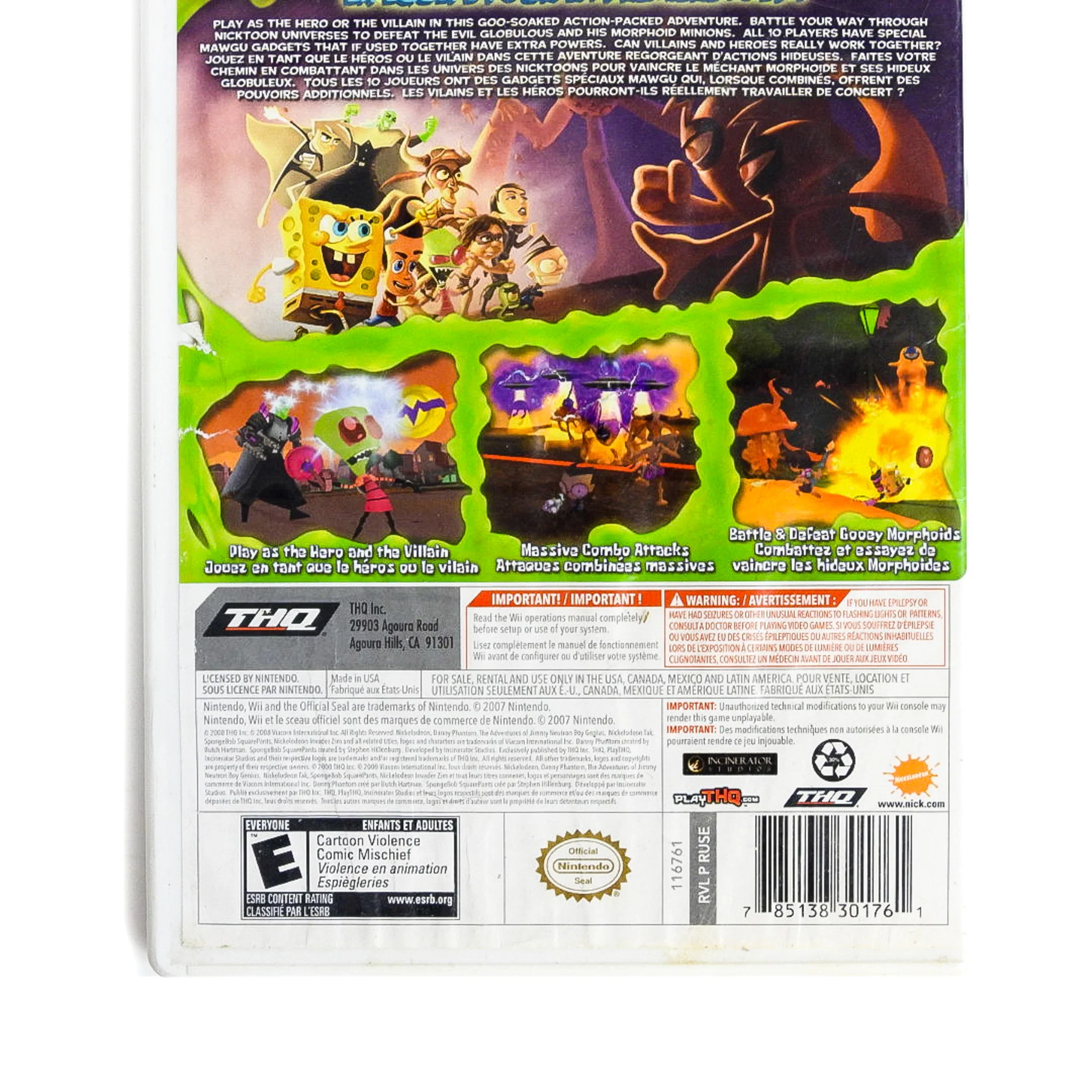 SpongeBob SquarePants: Globs Of Doom (Nintendo Wii) - Image 5