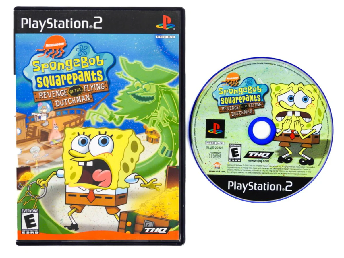 SpongeBob SquarePants Revenge Of The Flying Dutchman (PlayStation 2 / PS2)
