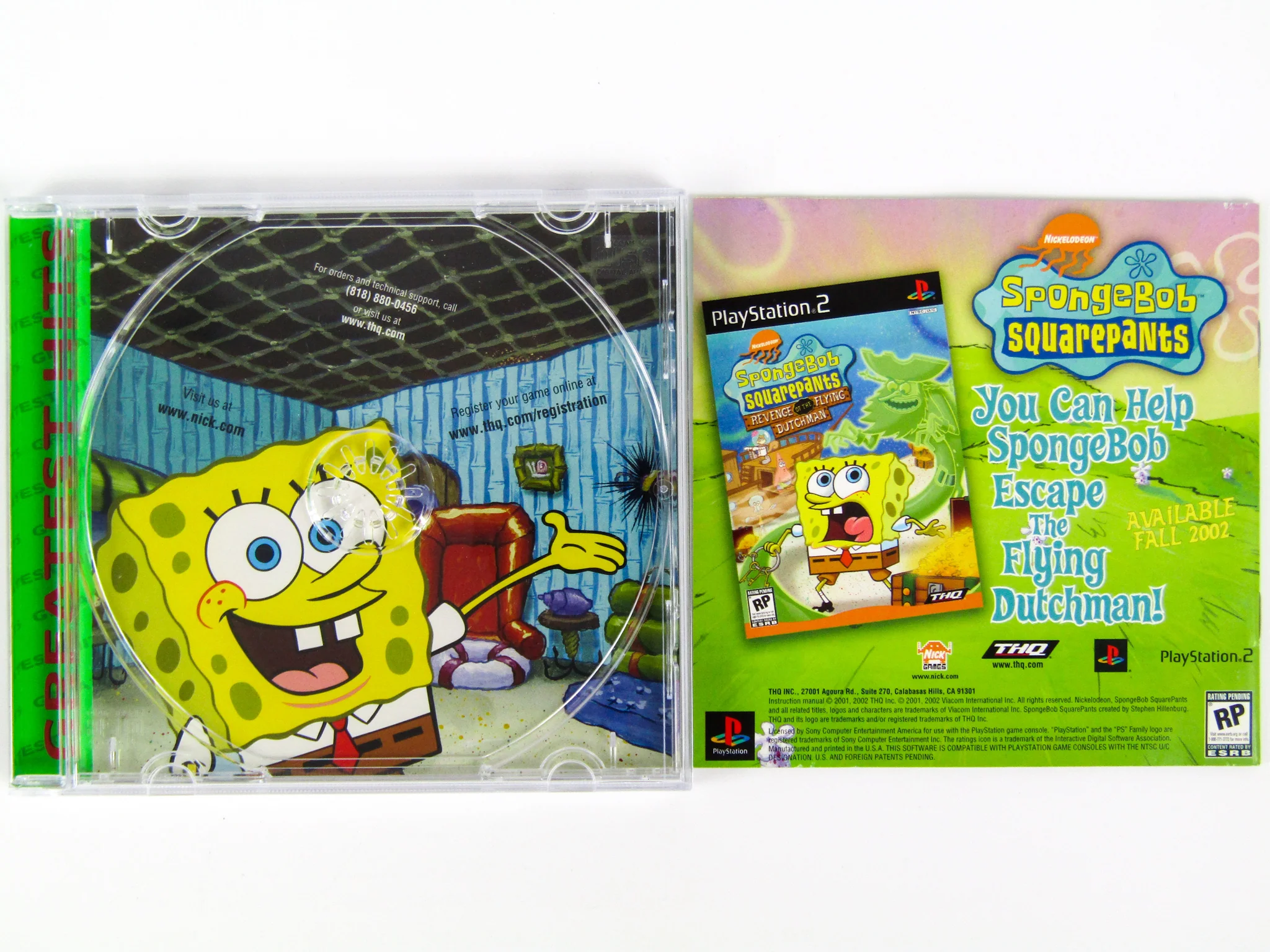 SpongeBob SquarePants Super Sponge [Greatest Hits] (PlayStation / PS1) - Image 3
