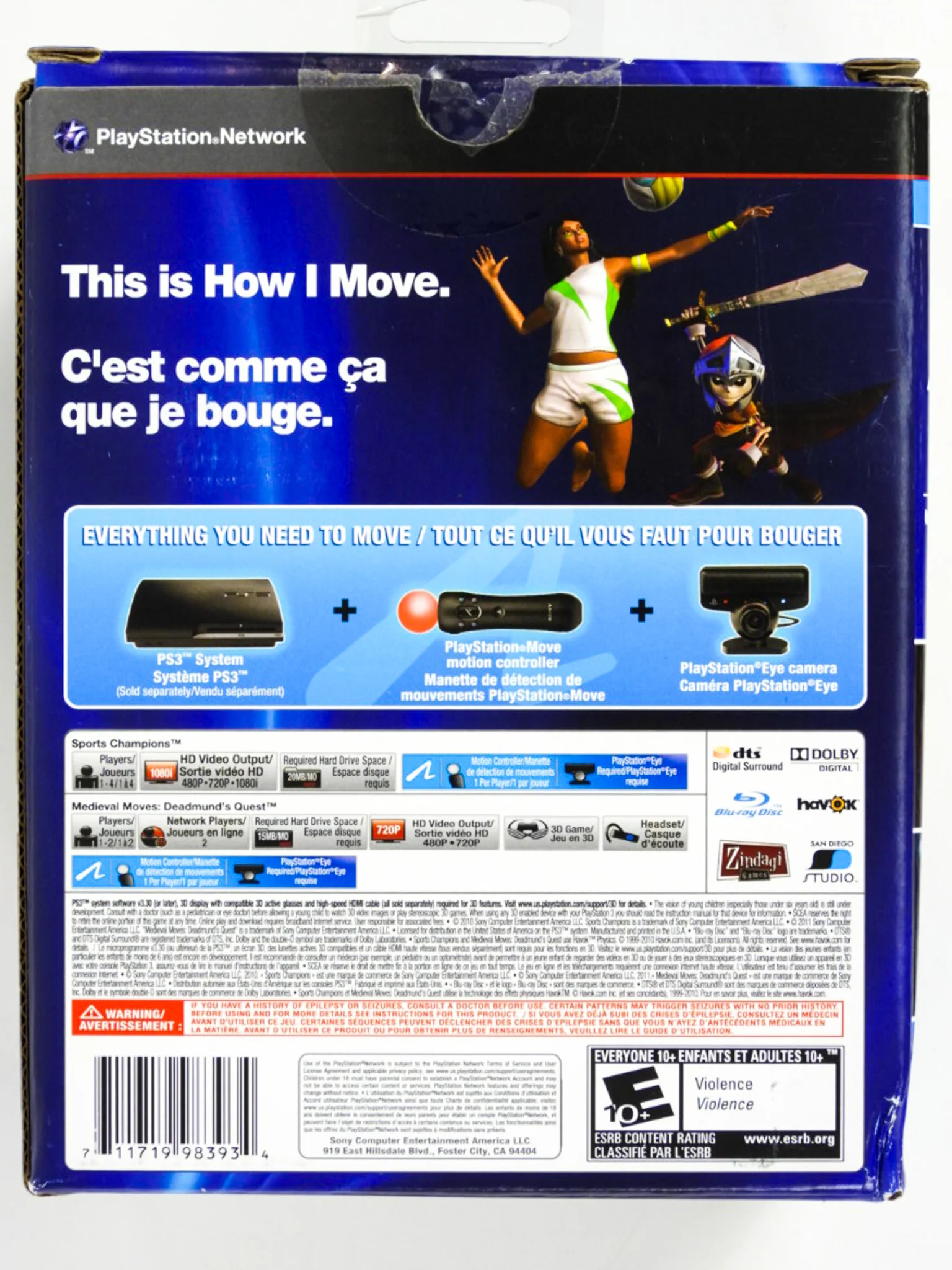 Sports Champions Medieval Moves Bundle (PlayStation 3 / PS3) - Image 3