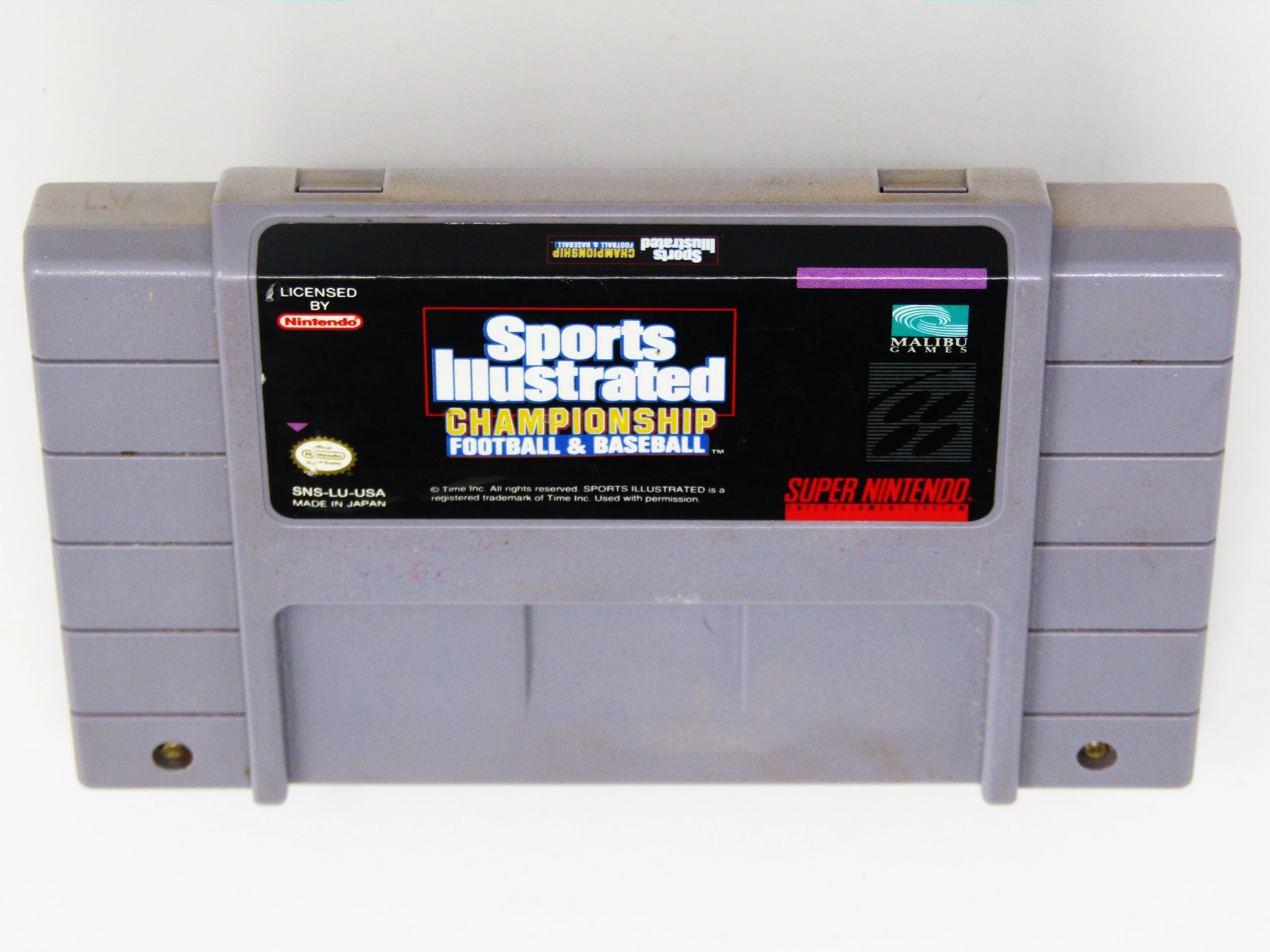 Sports Illustrated Championship Football & Baseball (Super Nintendo / SNES) - Image 4