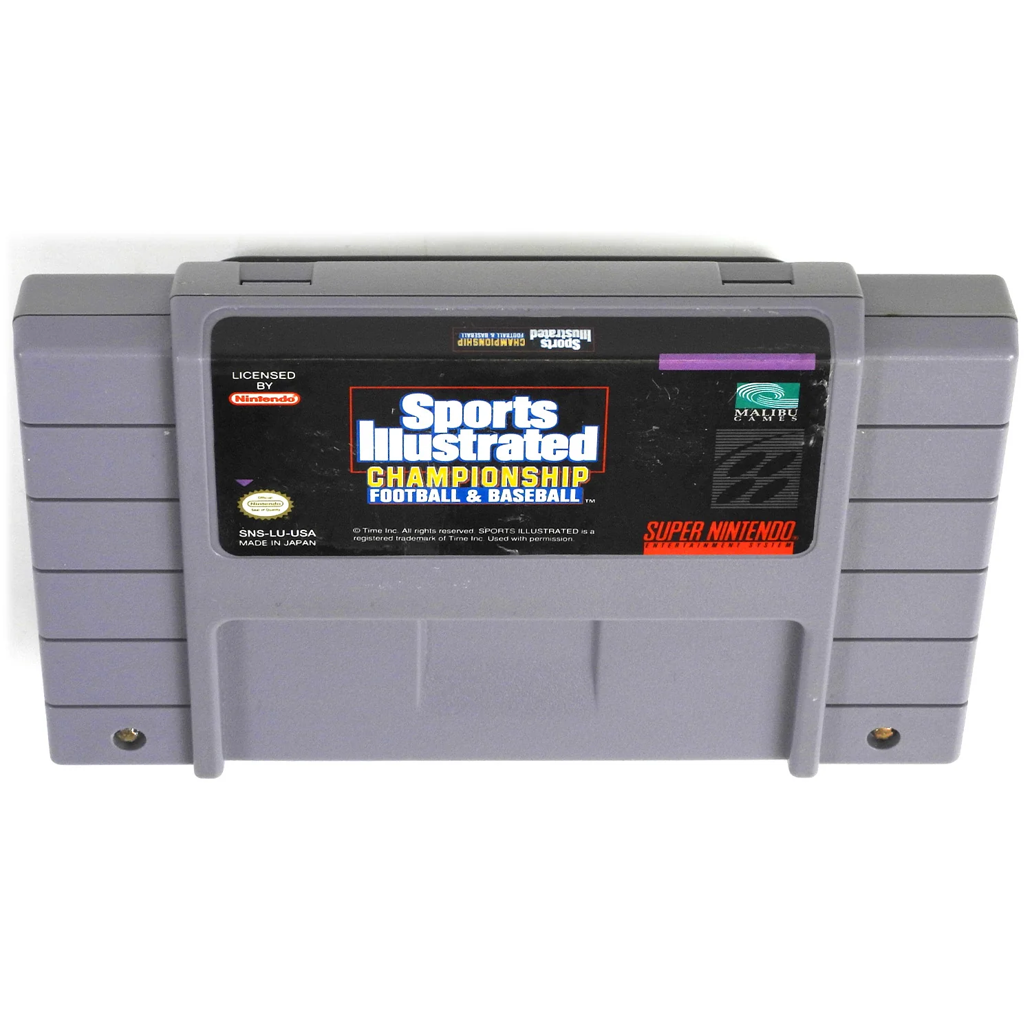 Sports Illustrated Championship Football & Baseball (Super Nintendo / SNES) - Image 6