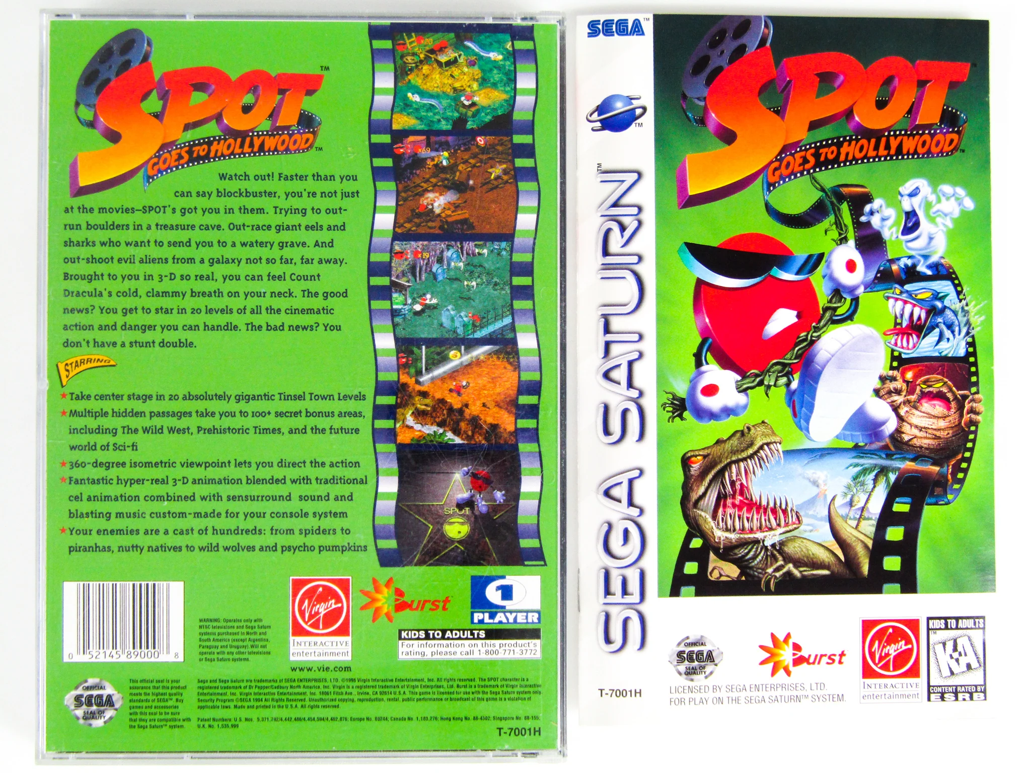 Spot Goes To Hollywood (Sega Saturn) - Image 2