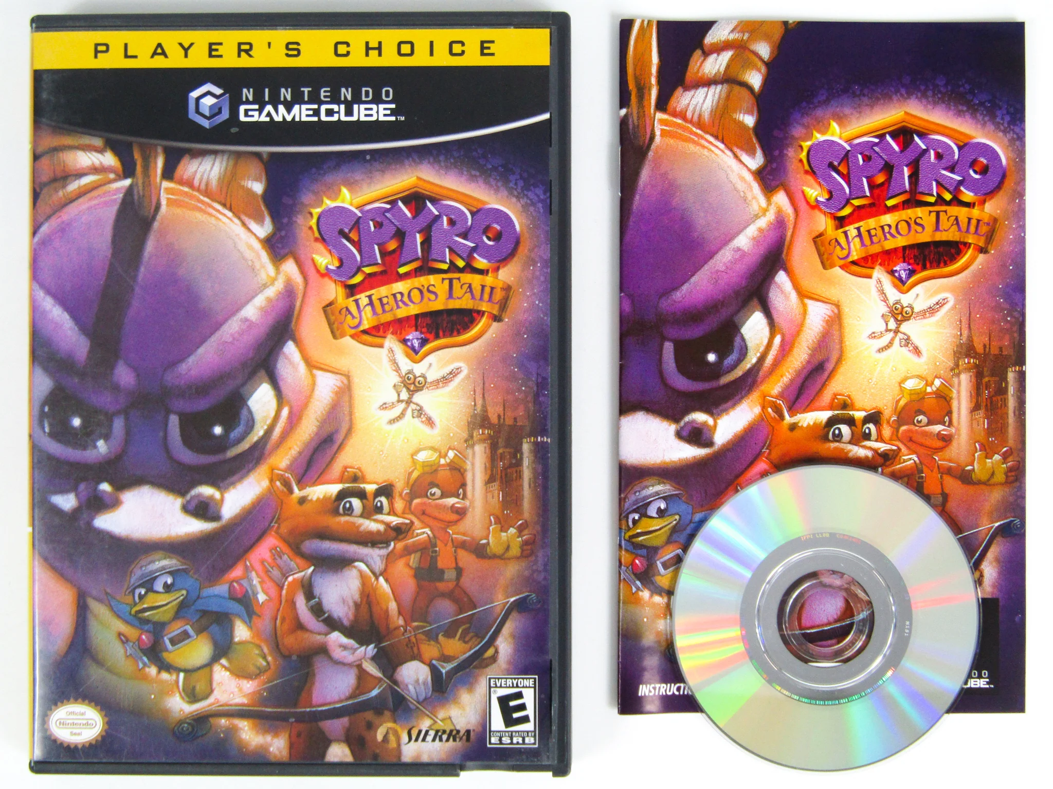 Spyro A Hero's Tail [Player's Choice] (Nintendo GameCube) - Image 2