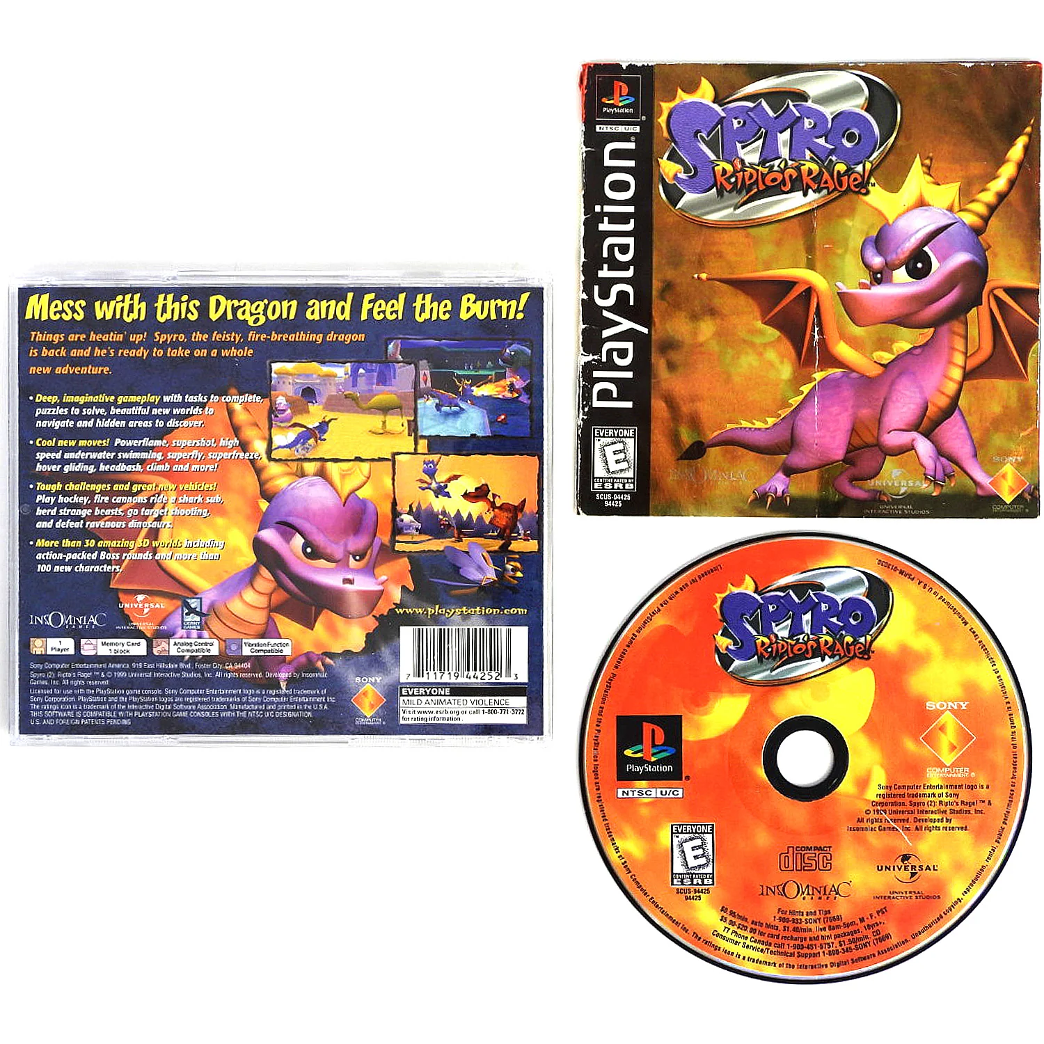 Spyro Ripto's Rage (PlayStation / PS1) - Image 5