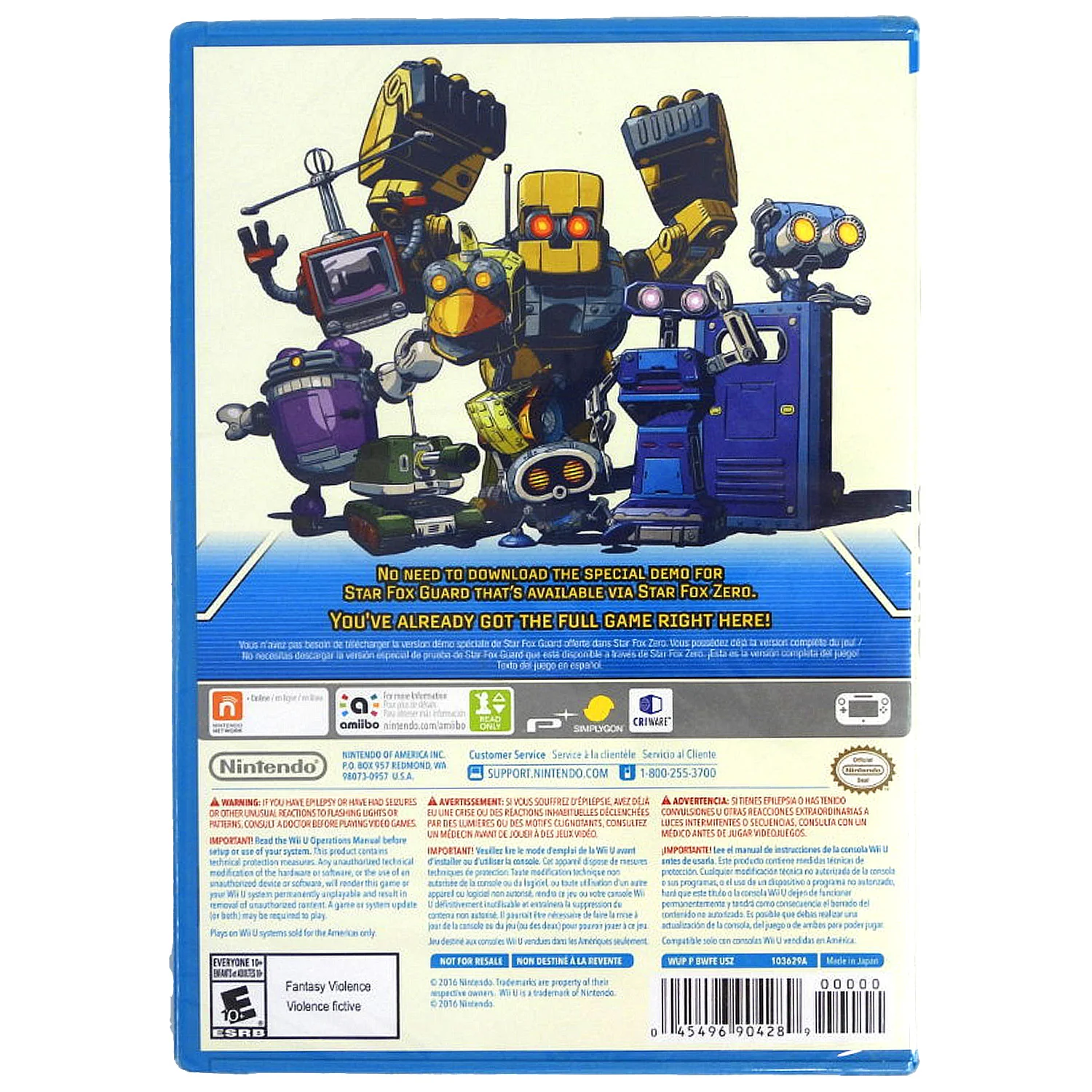 Star Fox Guard (Nintendo Wii U) - Image 2