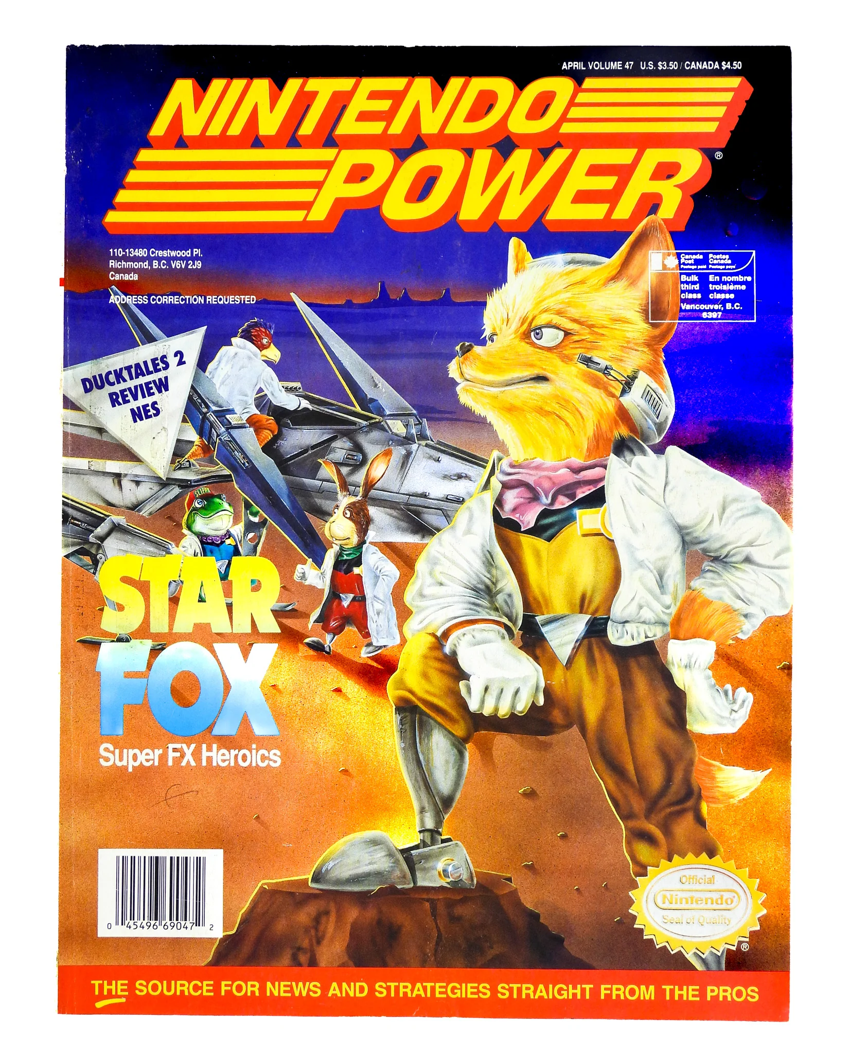 Star Fox [Volume 47] [Nintendo Power] (Magazines) - Image 6