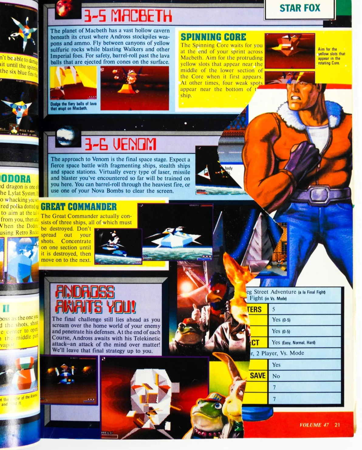 Star Fox [Volume 47] [Nintendo Power] (Magazines) - Image 9