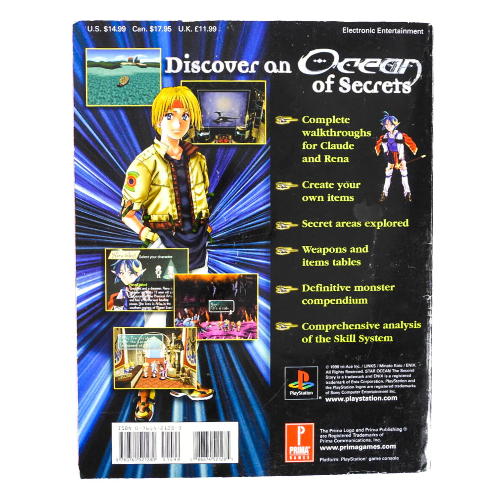 Star Ocean The Second Story Official Strategy Guide [Prima Games] (Game Guide) - Image 2