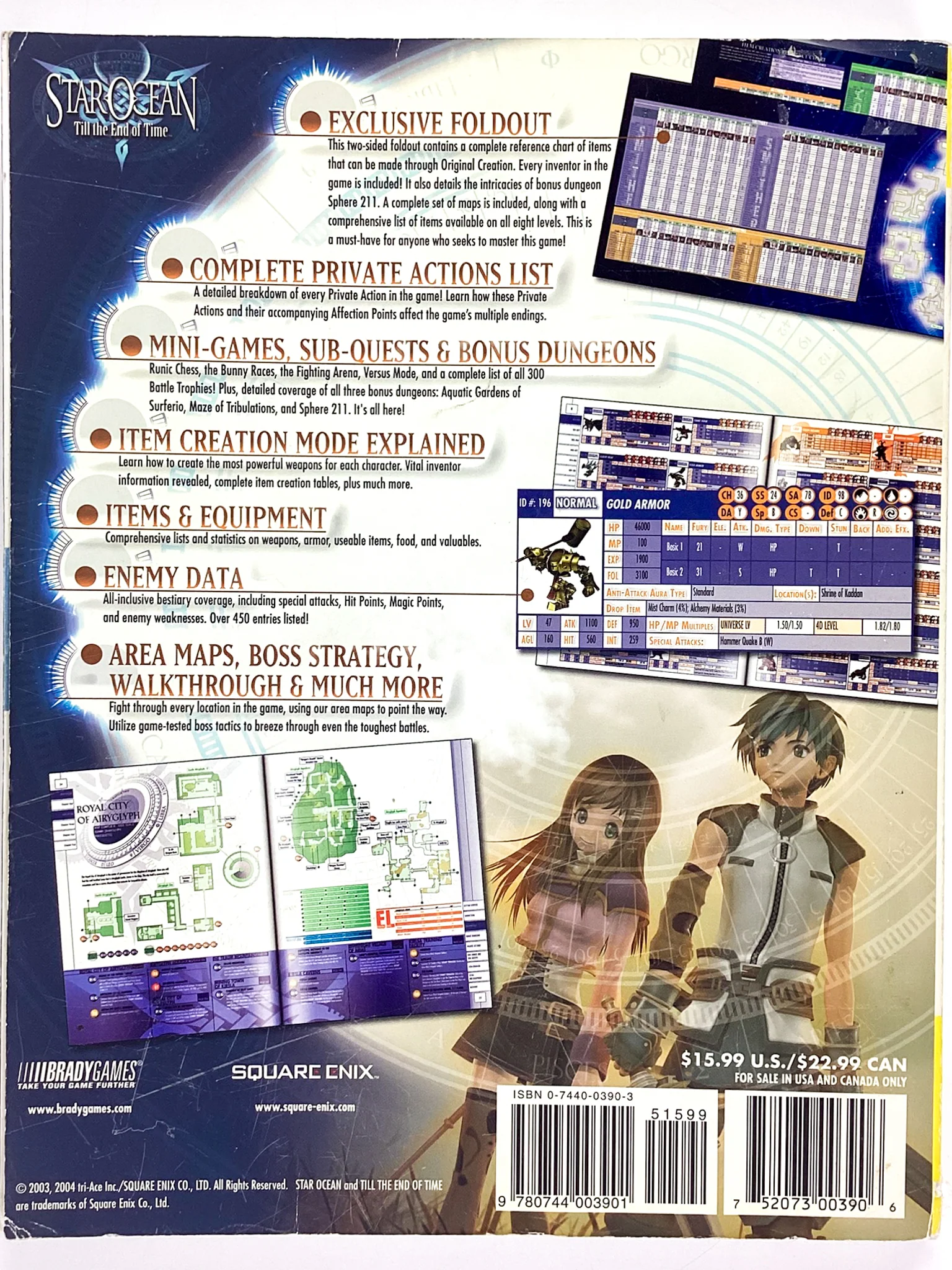 Star Ocean: Till The End Of Time [BradyGames] (Game Guide) - Image 4