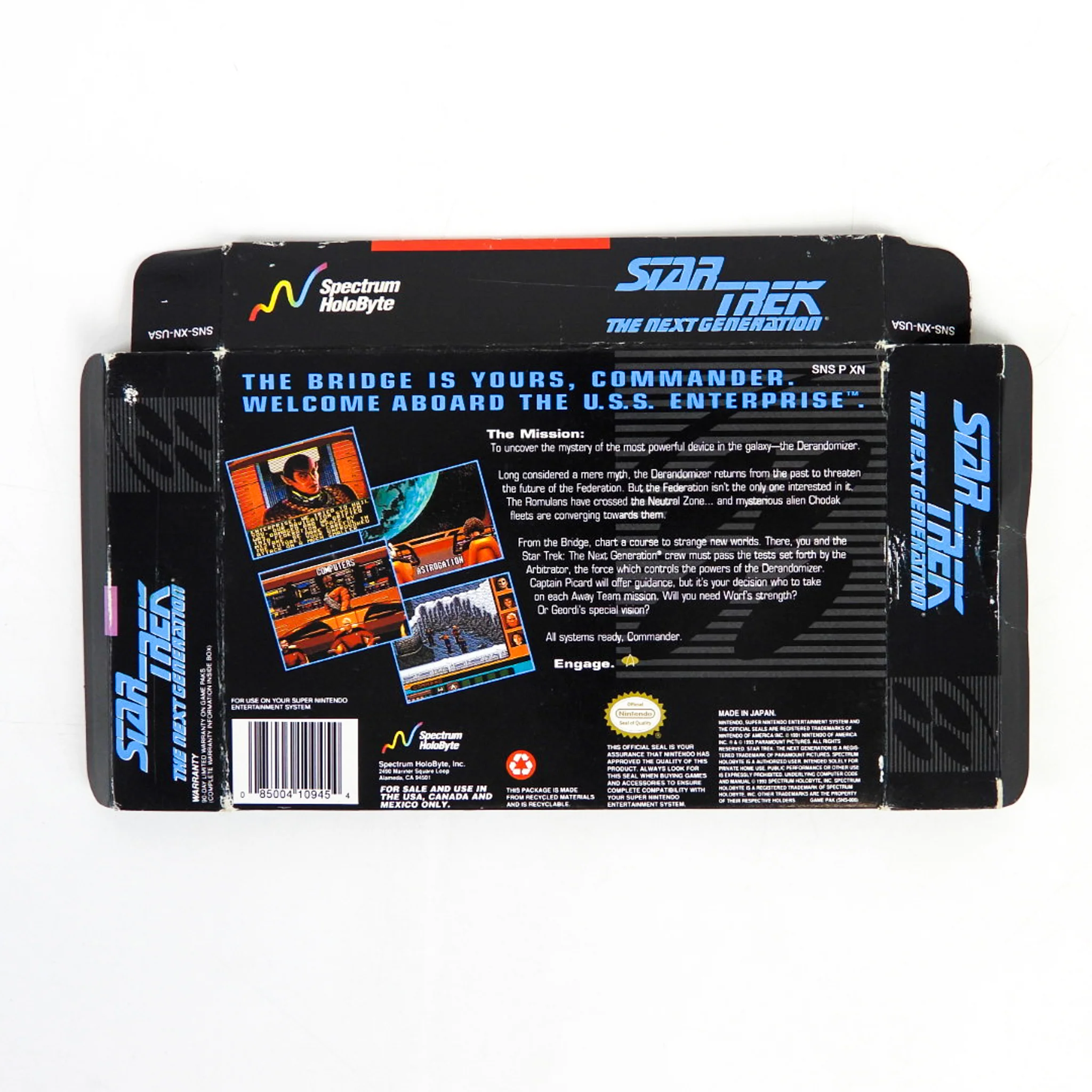 Star Trek the Next Generation [Box] (Super Nintendo / SNES) - Image 2