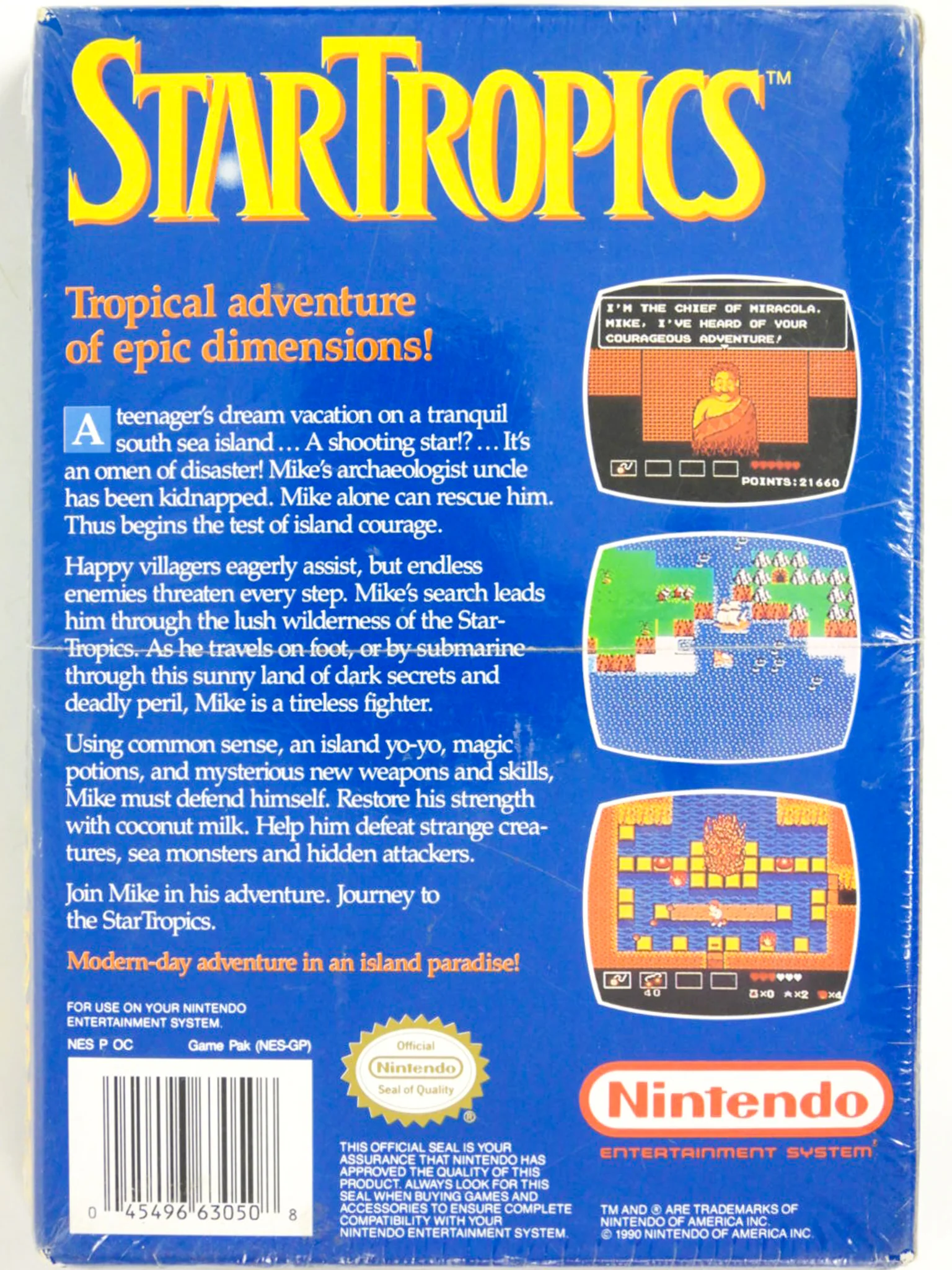 Star Tropics (Nintendo / NES) - Image 2