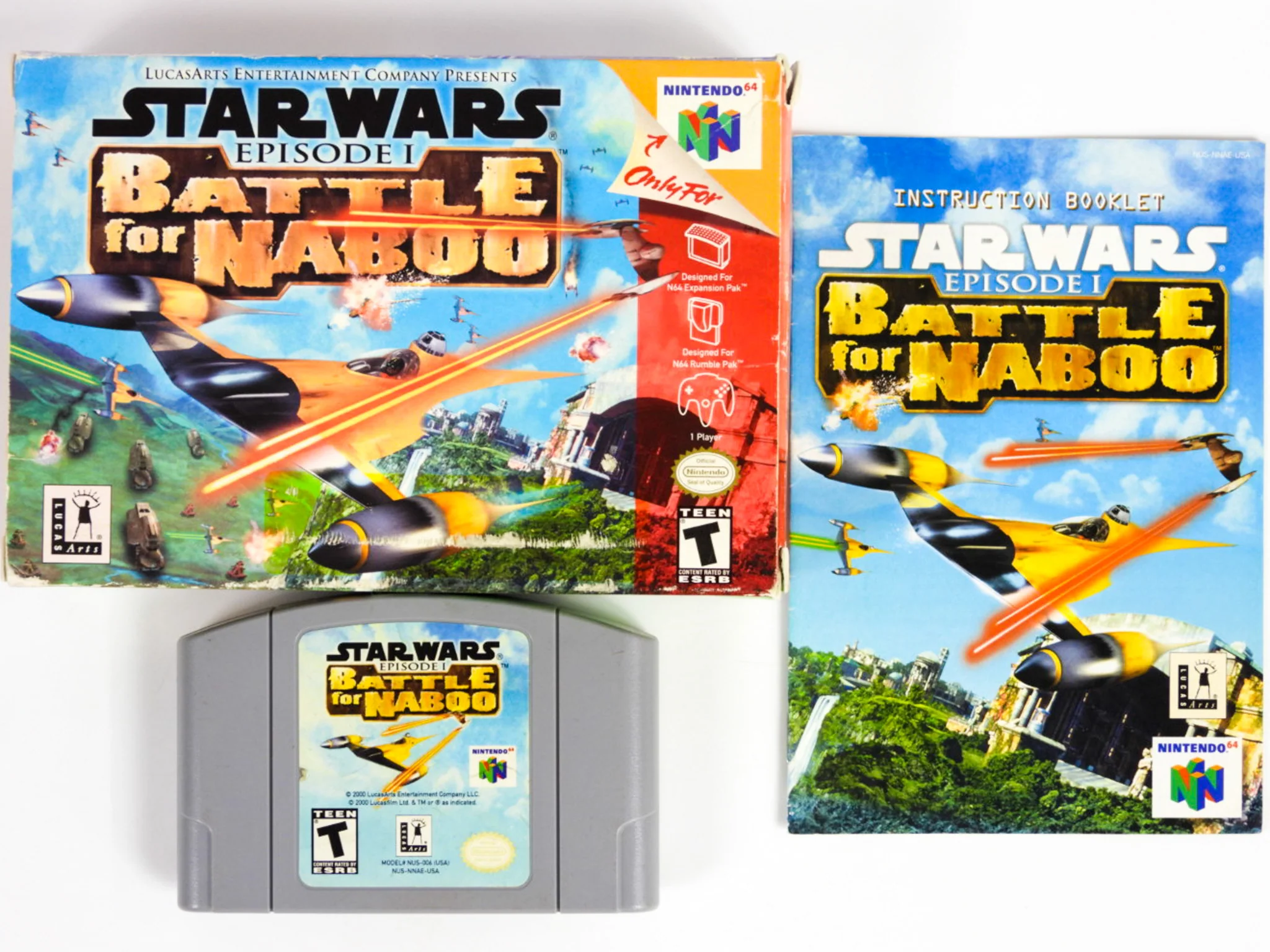 Star Wars: Battle For Naboo (Nintendo 64 / N64) - Image 3