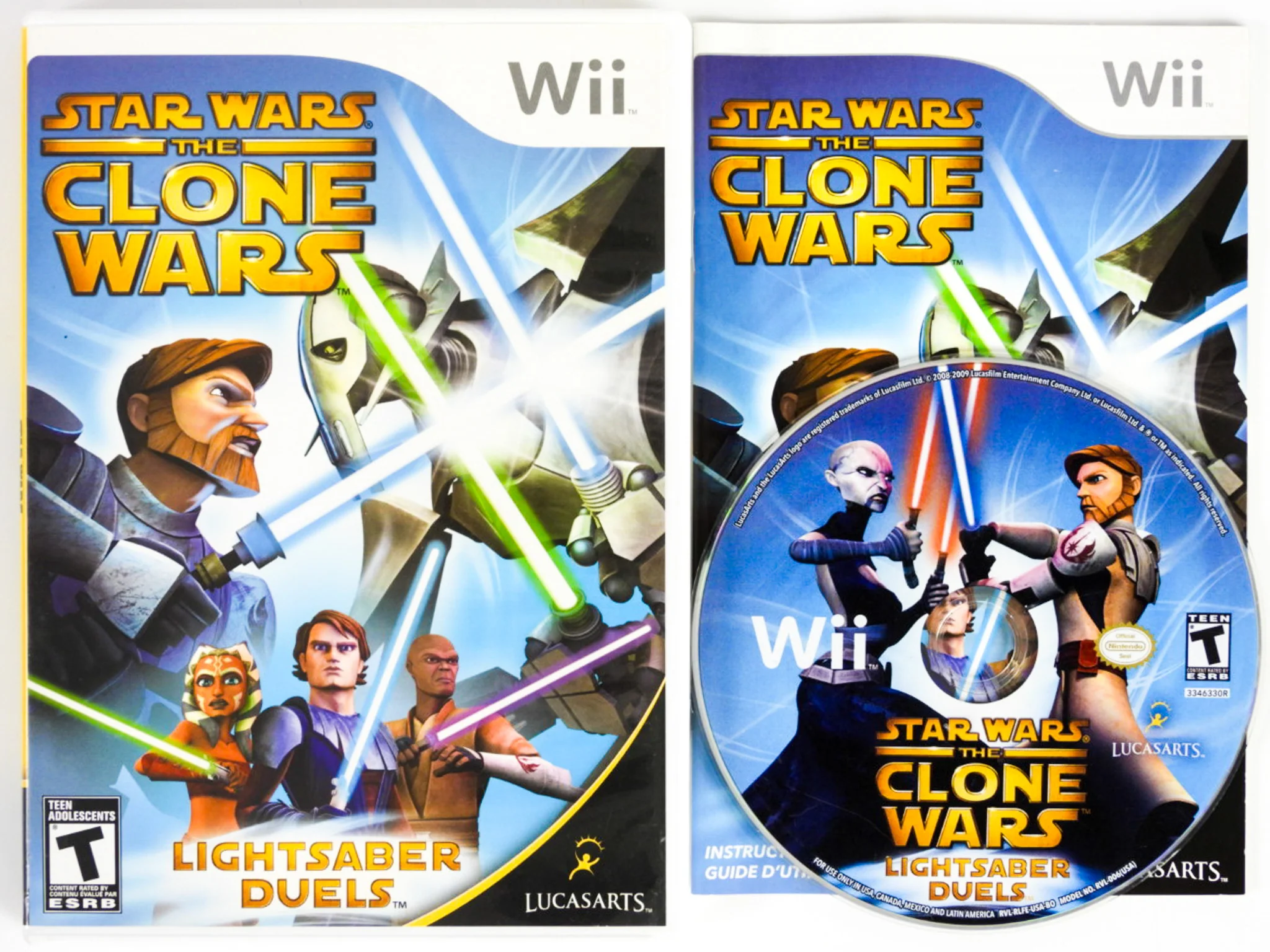 Star Wars Clone Wars Lightsaber Duels (Nintendo Wii) - Image 2