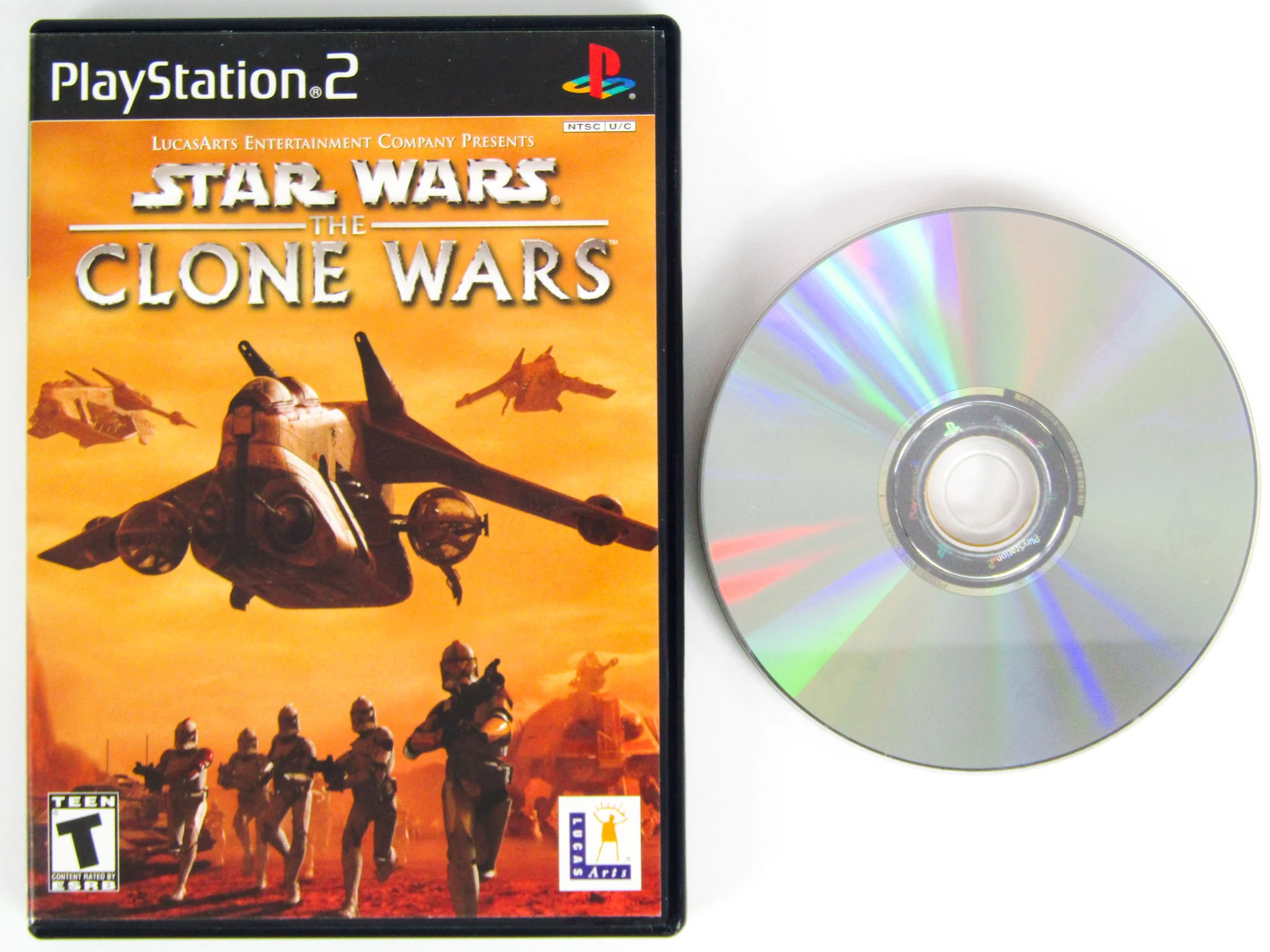 Star Wars Clone Wars (PlayStation 2 / PS2)