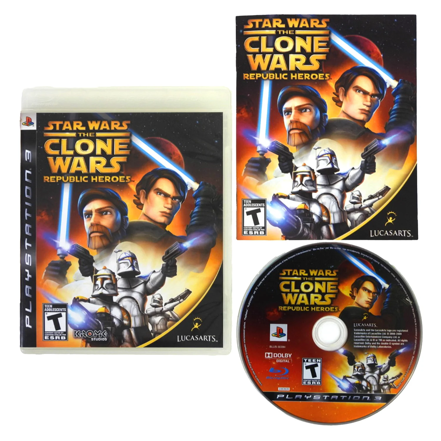 Star Wars Clone Wars: Republic Heroes (PlayStation 3 / PS3)