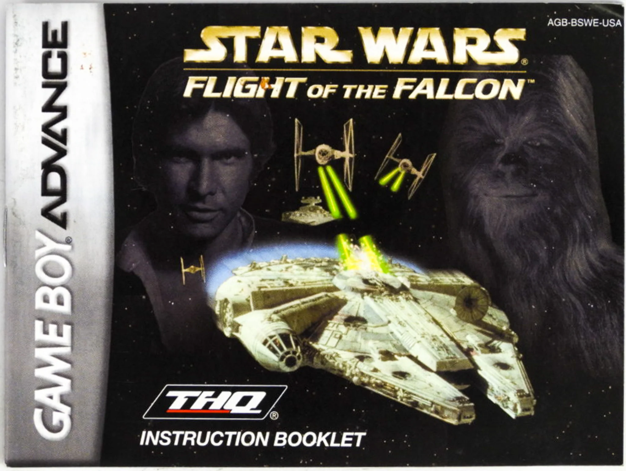 Star Wars Flight of Falcon [Manual] (Nintendo Game Boy Advance / GBA) - Image 3