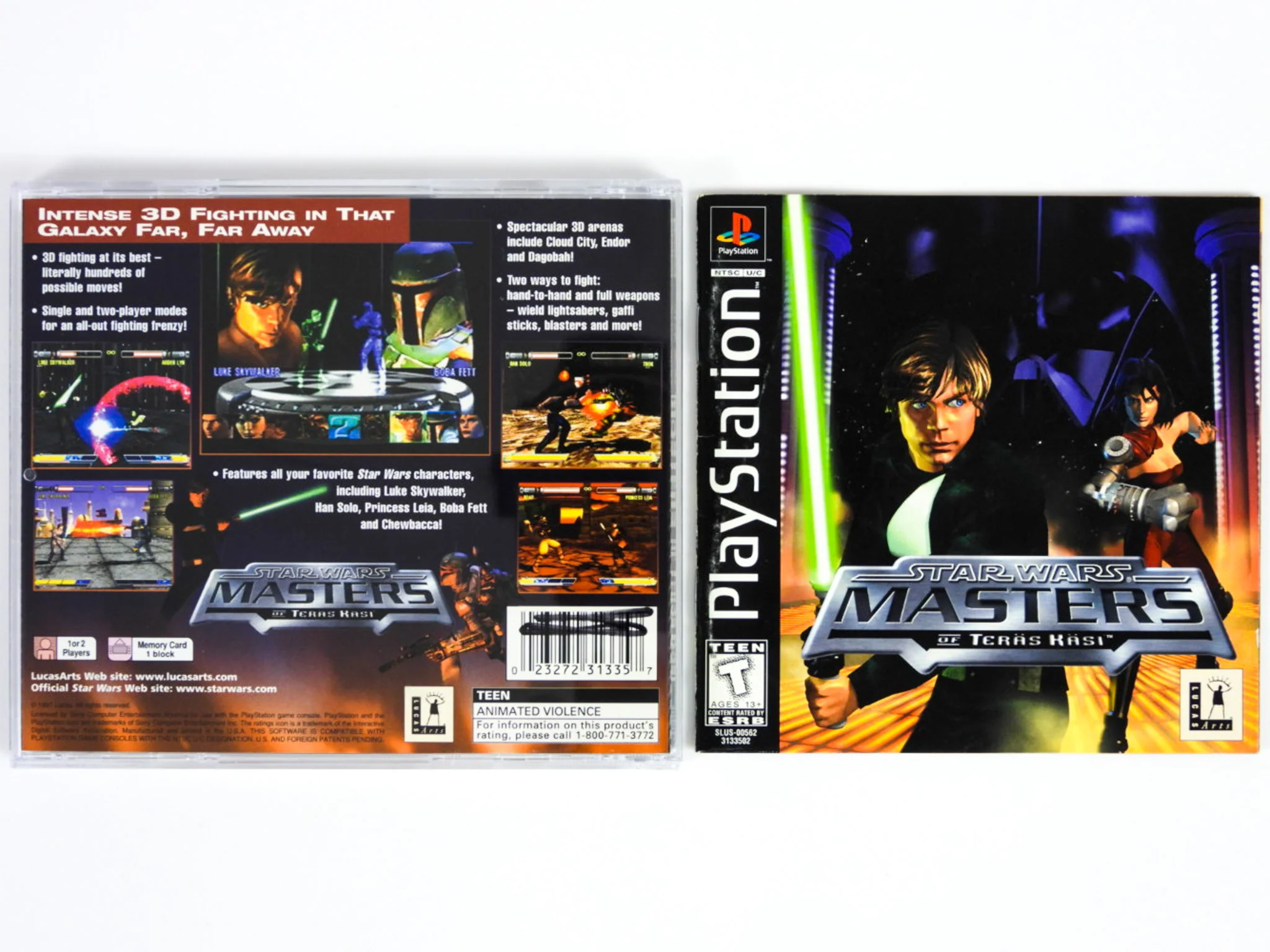 Star Wars Masters Of Teras Kasi (PlayStation / PS1) - Image 2
