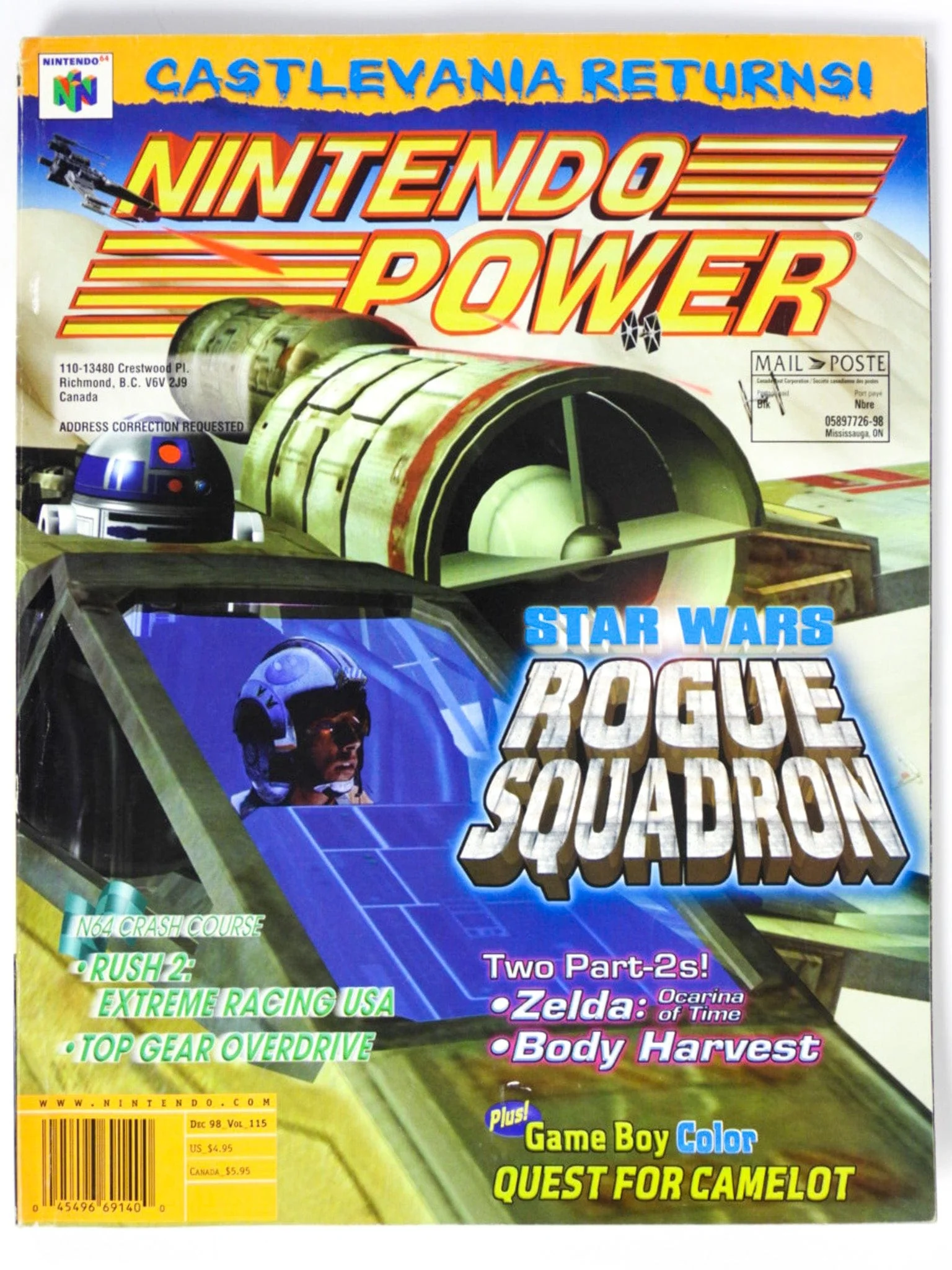 Star Wars Rogue Squadron [Volume 115] [Nintendo Power] (Magazines)