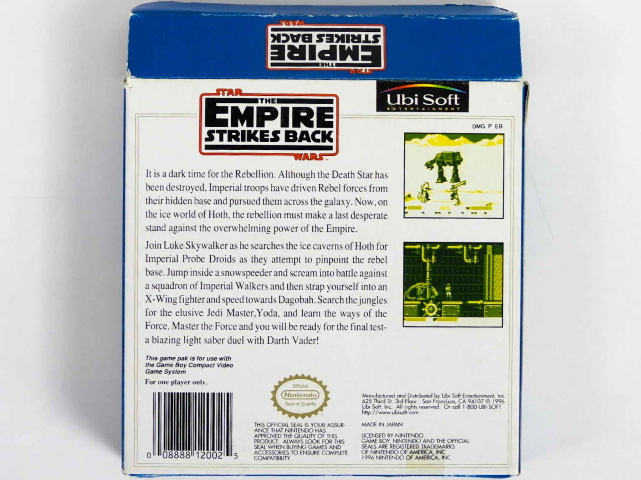 Star Wars The Empire Strikes Back (Nintendo Game Boy) - Image 2
