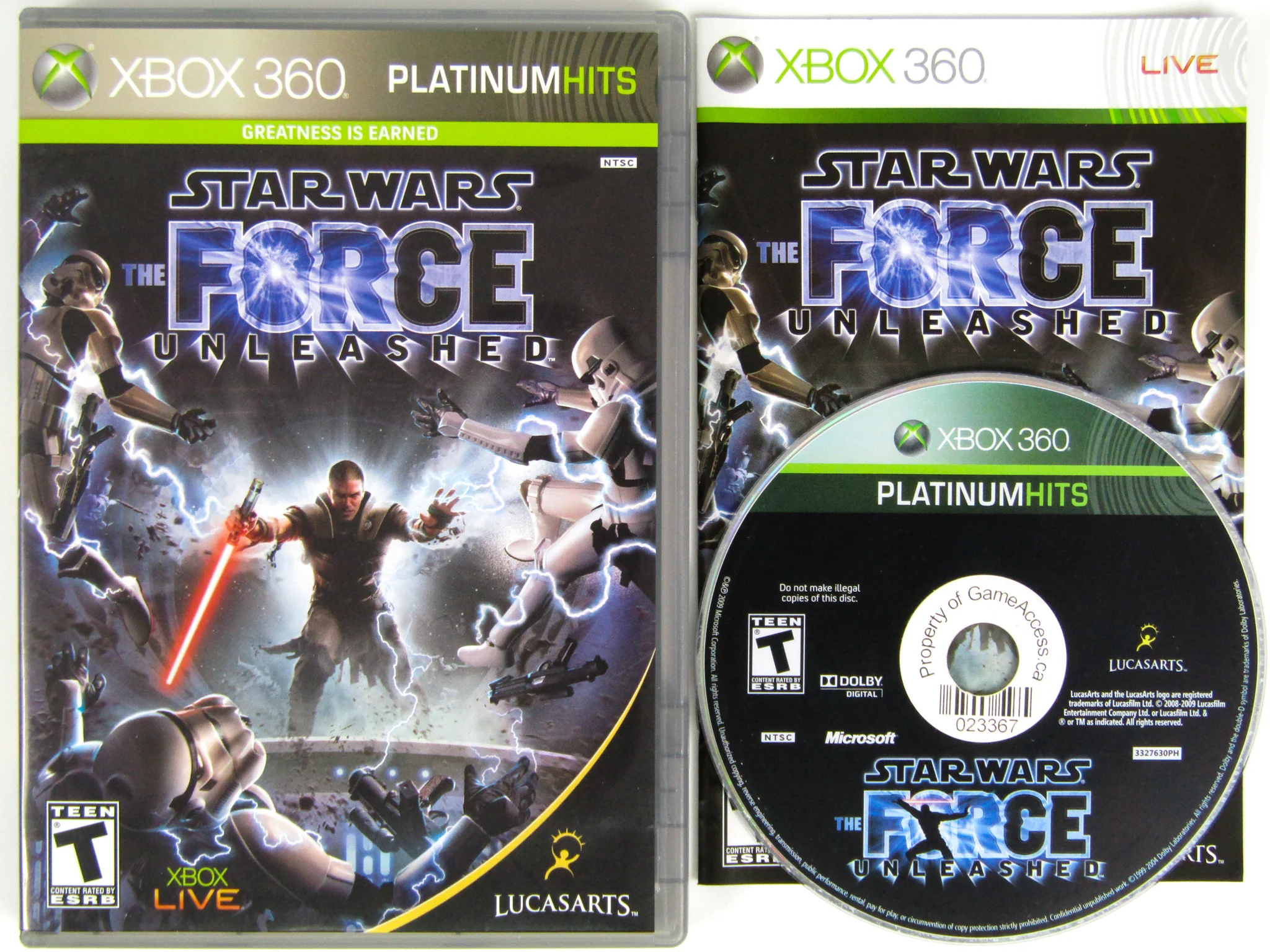 Star Wars The Force Unleashed [Platinum Hits] (Xbox 360) - Image 2