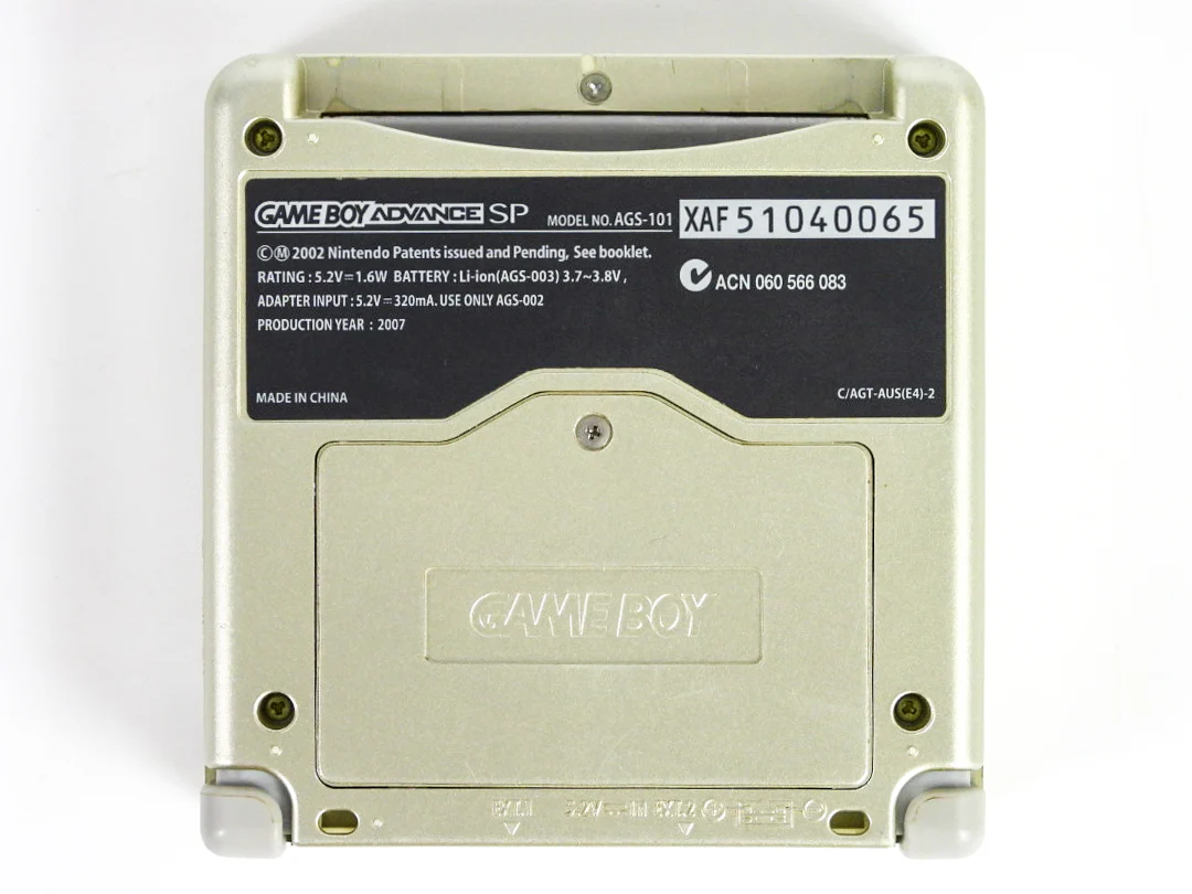Nintendo Game Boy Advance SP System [AGS-101] Starlight Gold (GBA) - Image 3