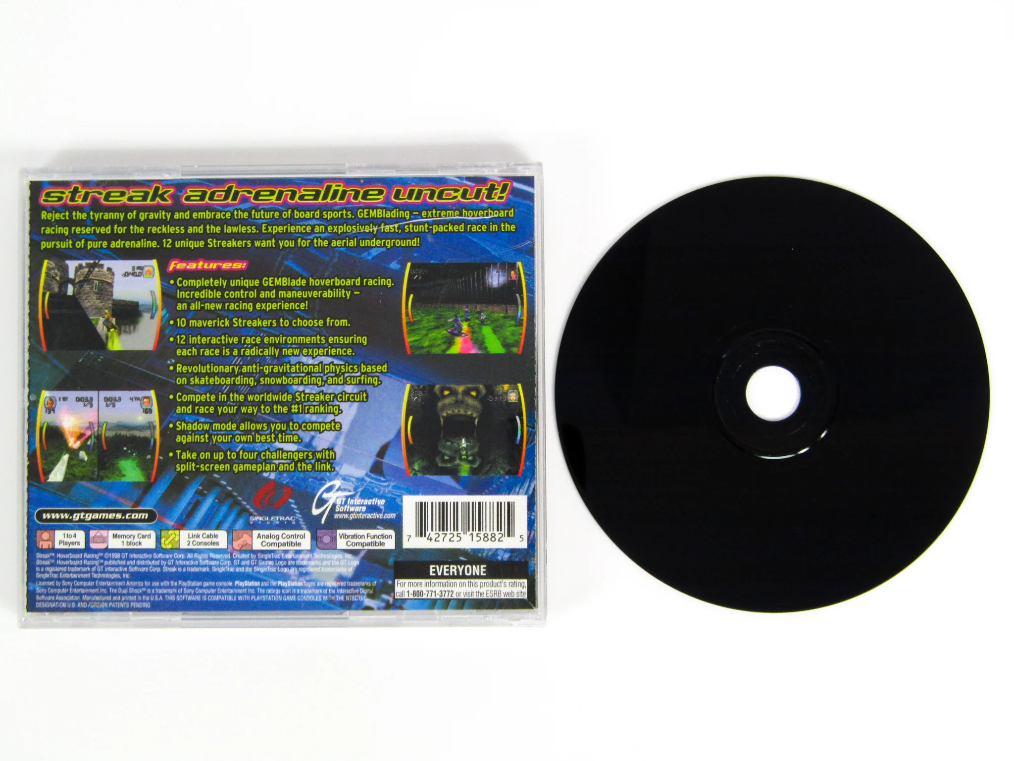 Streak Hoverboard Racing (PlayStation / PS1) - Image 5