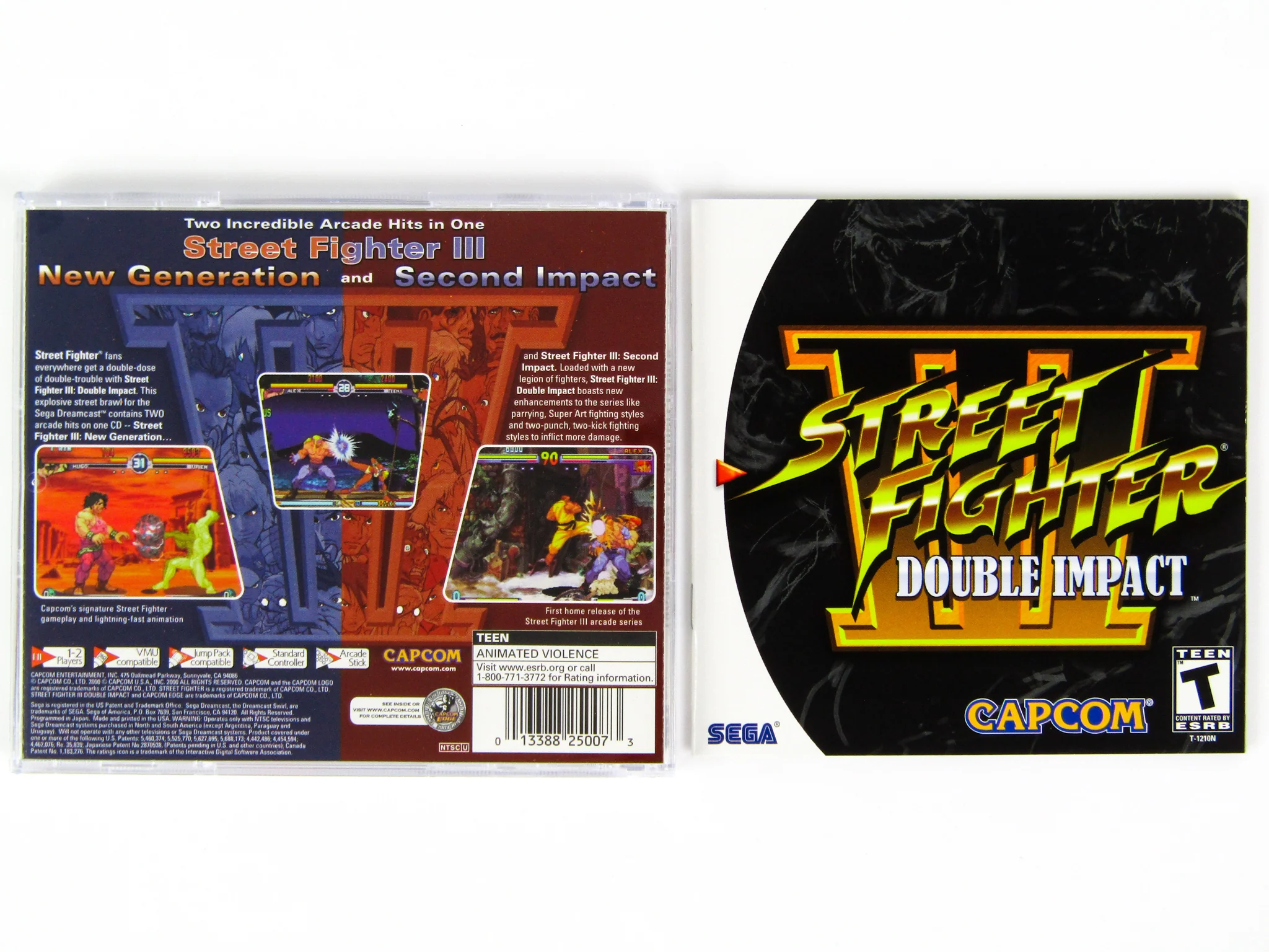 Street Fighter III 3 Double Impact (Sega Dreamcast) - Image 2