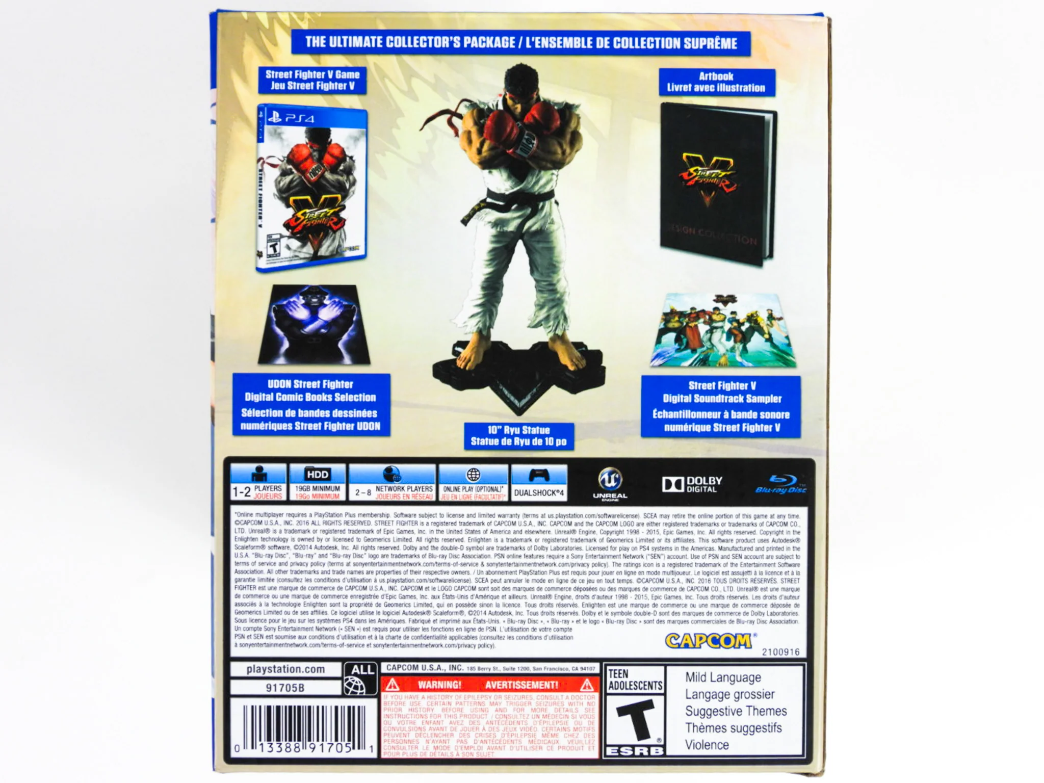 Street Fighter V 5 [Collector's Edition] (PlayStation 4 / PS4) - Image 2