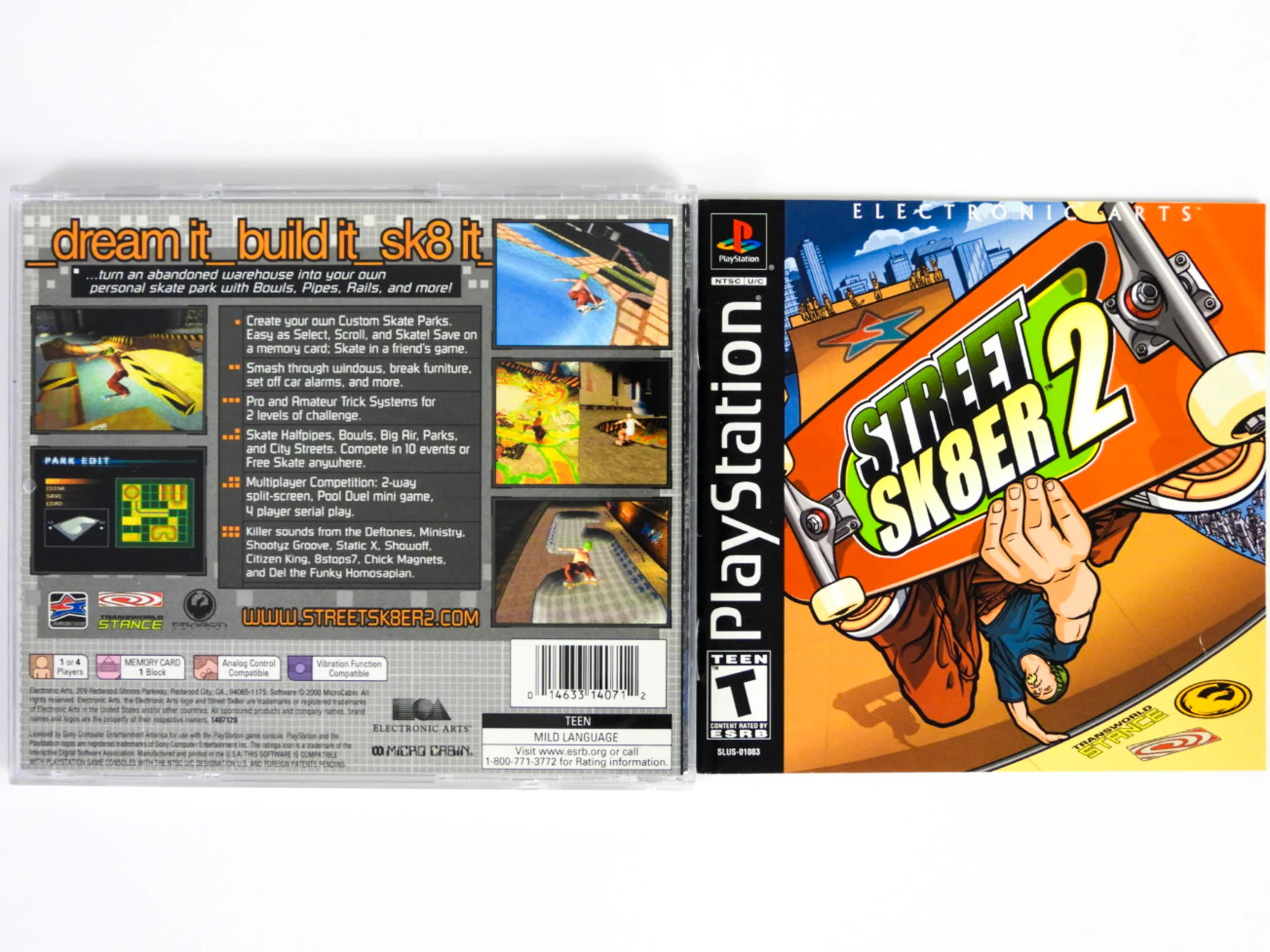 Street Sk8er 2 (PlayStation / PS1) - Image 2