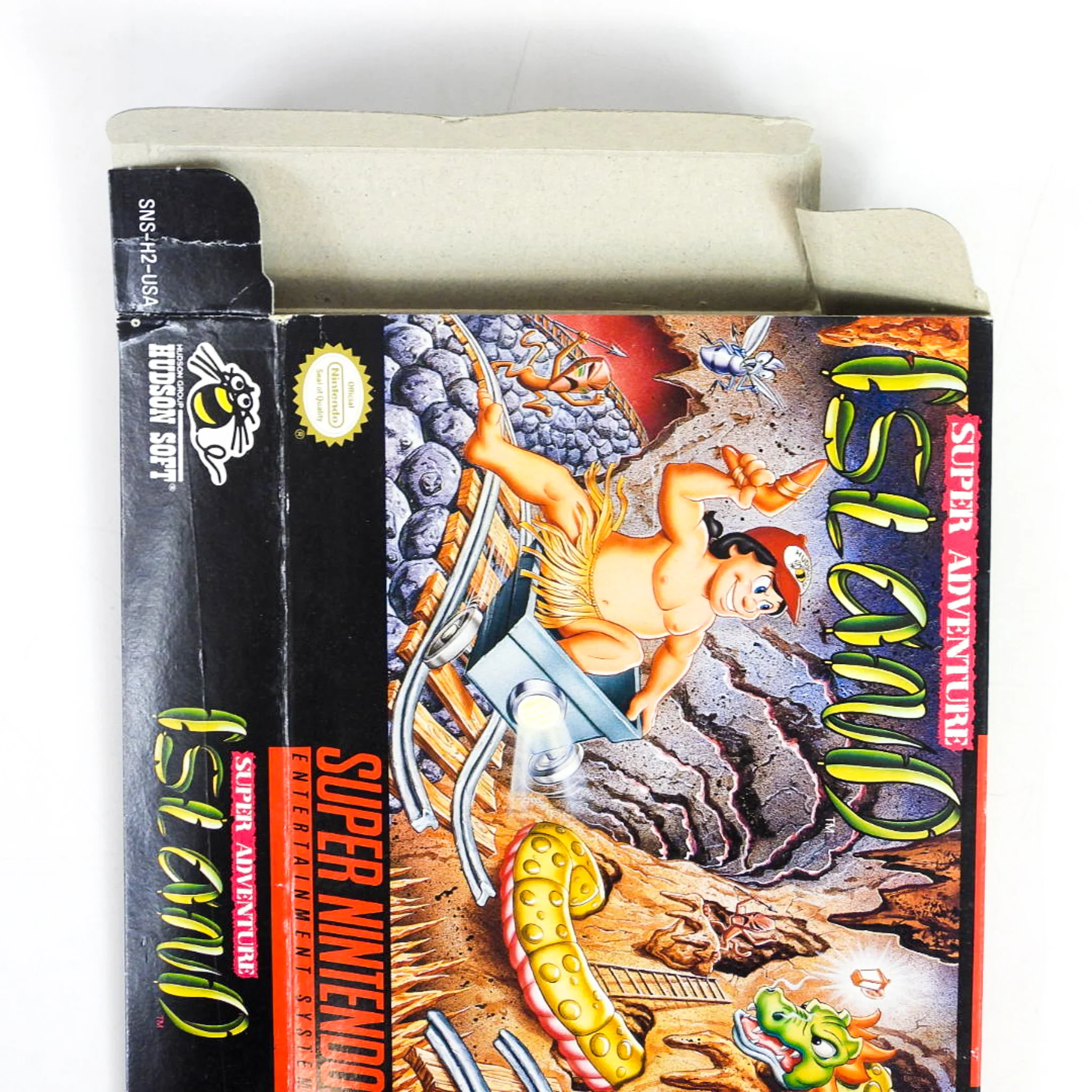 Super Adventure Island [Box] (Super Nintendo / SNES) - Image 2