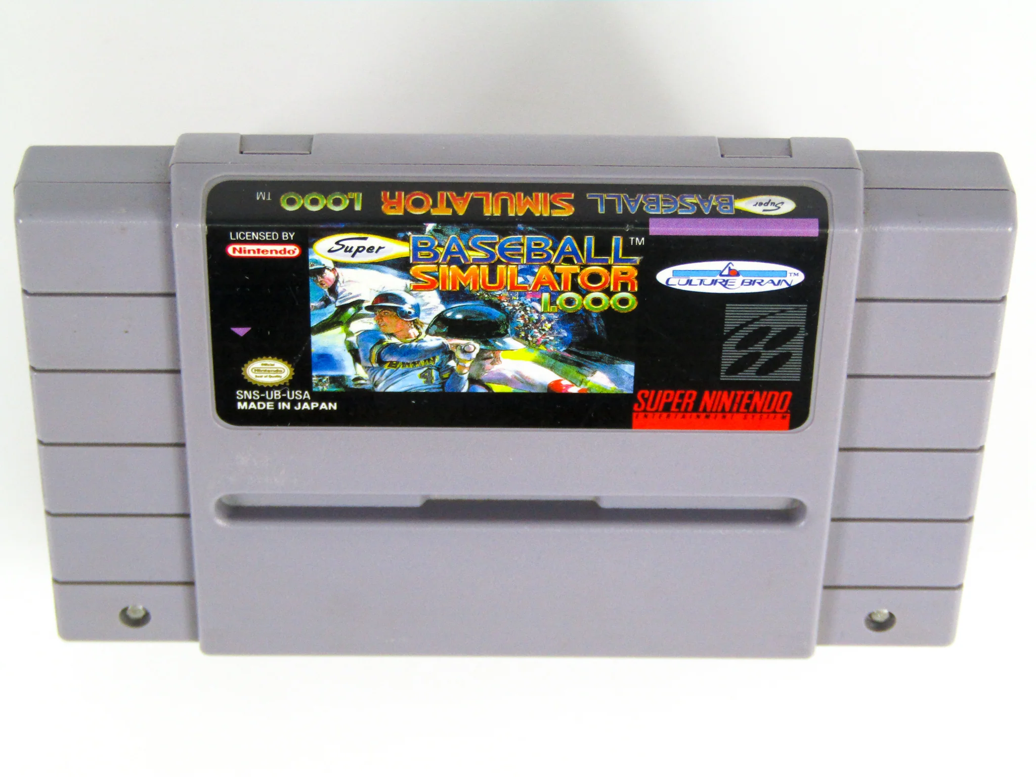 Super Baseball Simulator 1.000 (Super Nintendo / SNES) - Image 6
