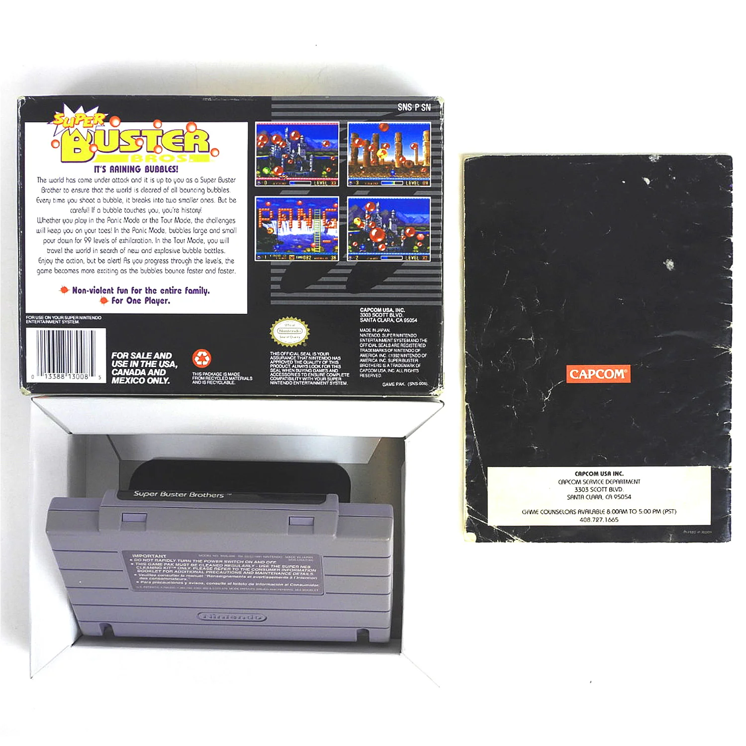 Super Buster Bros. (Super Nintendo / SNES) - Image 2