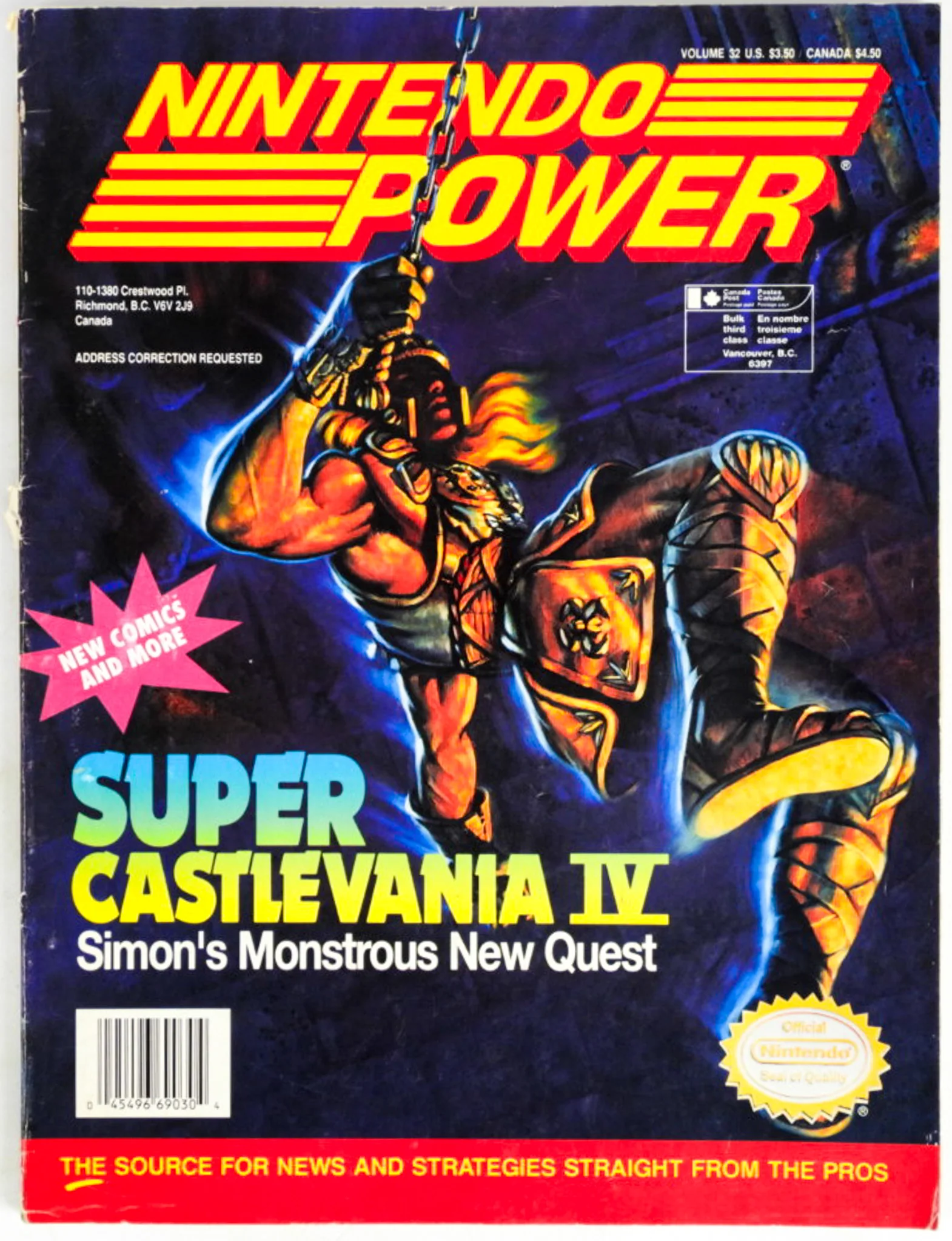 Super Castlevania 4 [Volume 32] [Nintendo Power] (Magazines) - Image 3