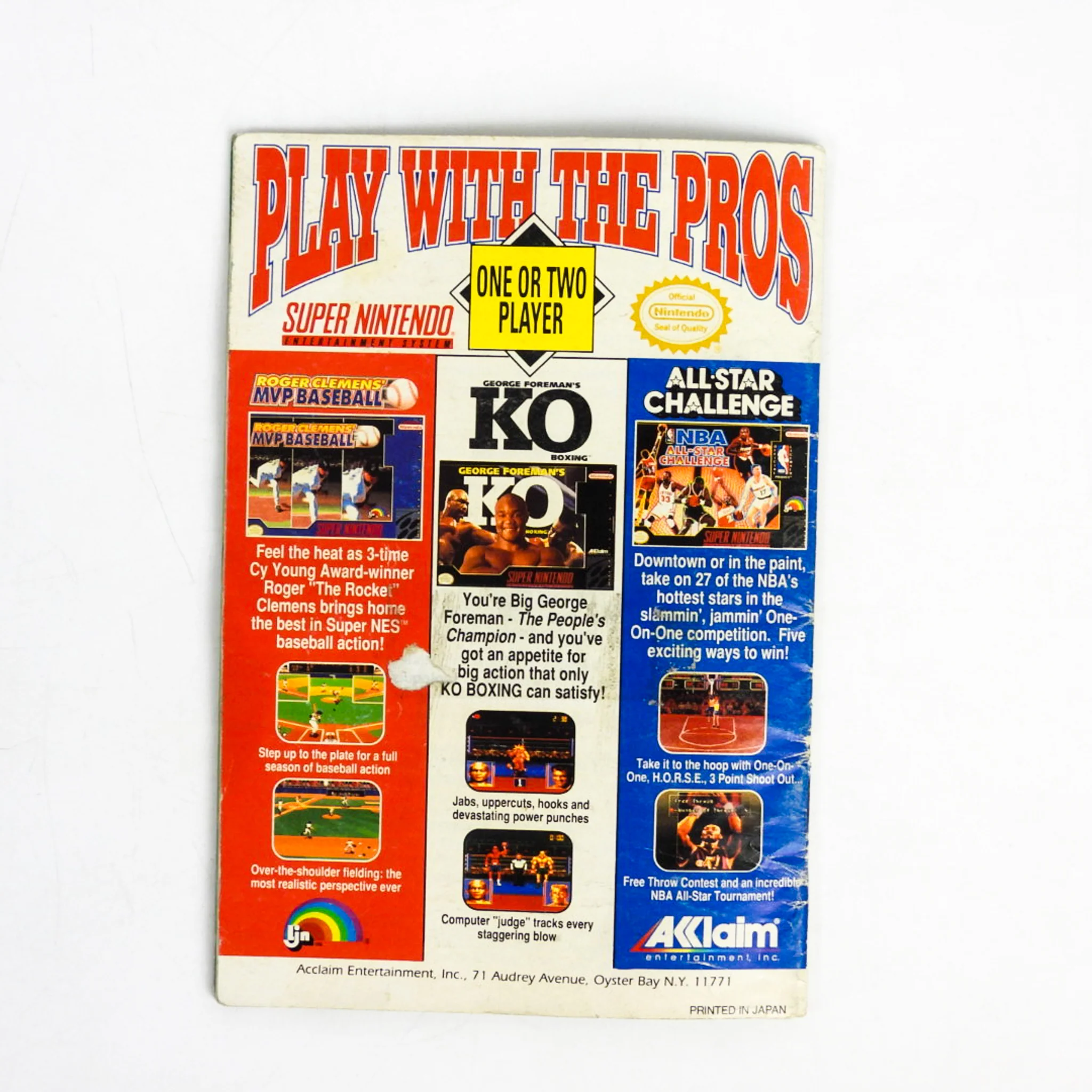 Super High Impact [Manual] (Super Nintendo / SNES) - Image 2