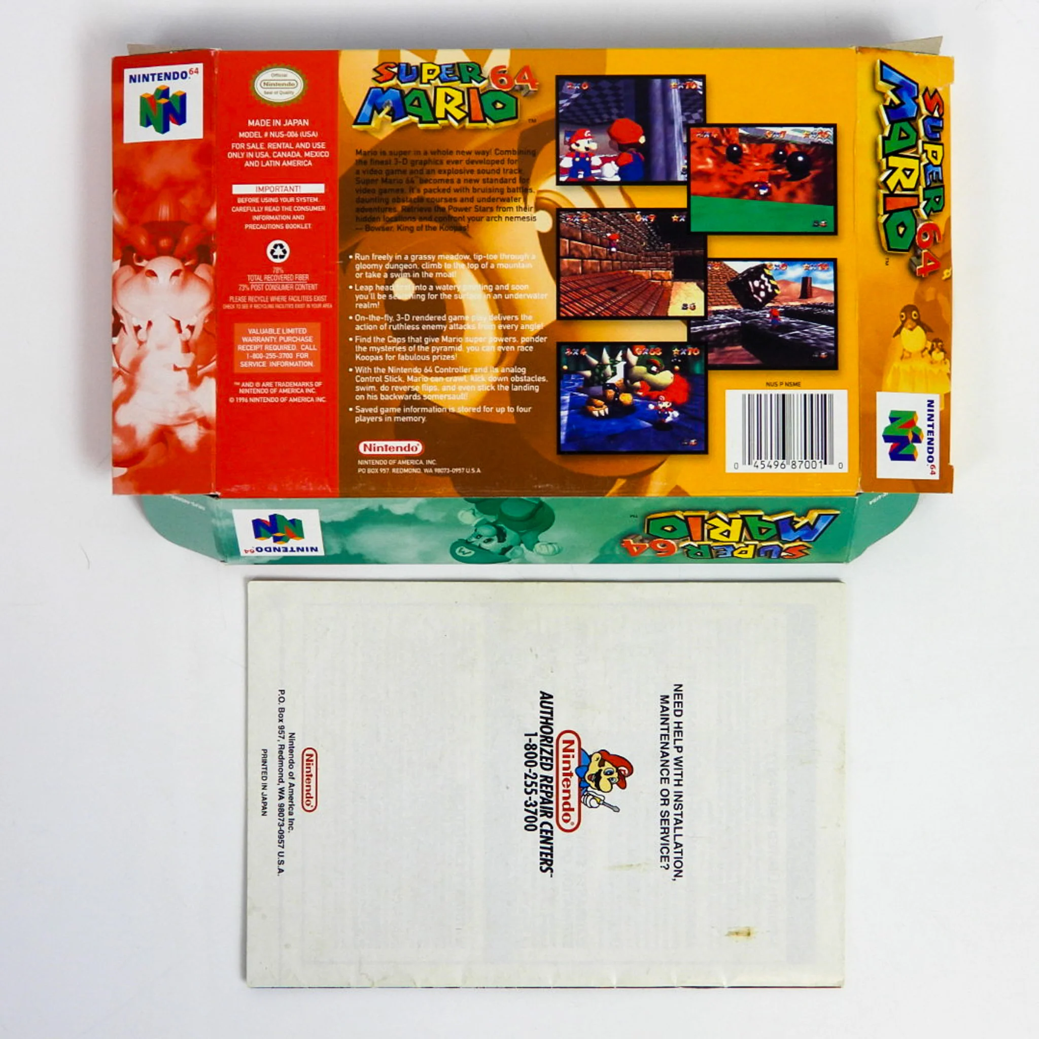 Super Mario 64 [Box] (Nintendo 64 / N64) - Image 2