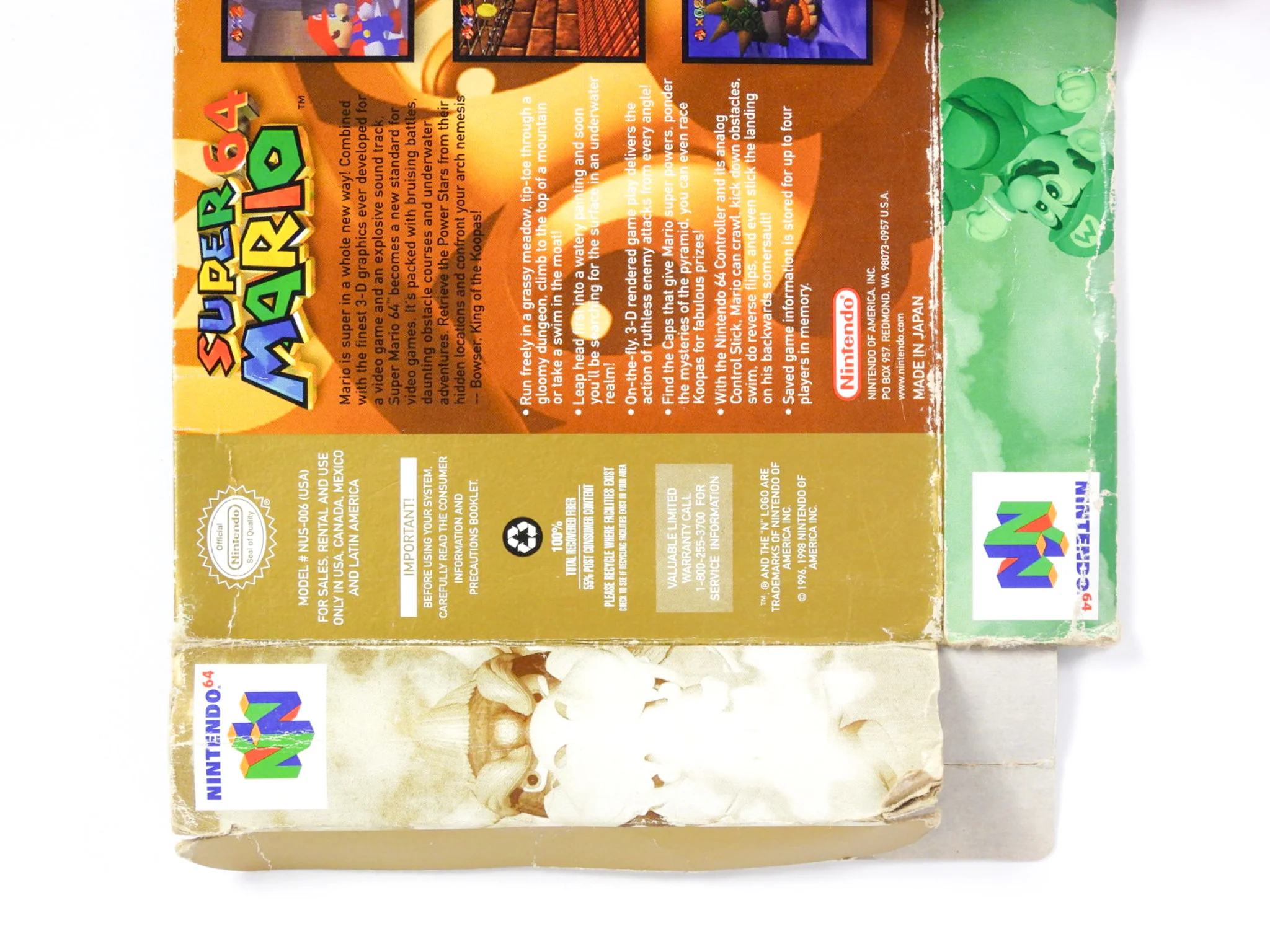 Super Mario 64 [Player's Choice] [Box] (Nintendo 64 / N64) - Image 4