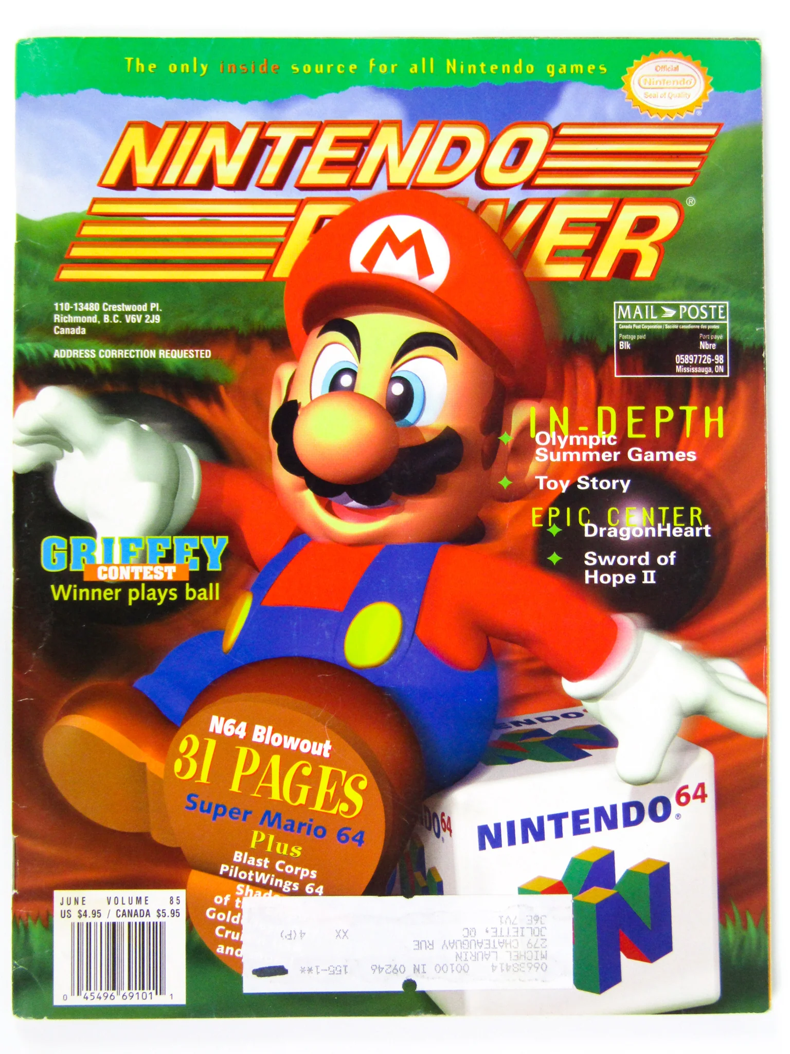 Super Mario 64 [Volume 85] [Nintendo Power] (Magazines) - Image 6