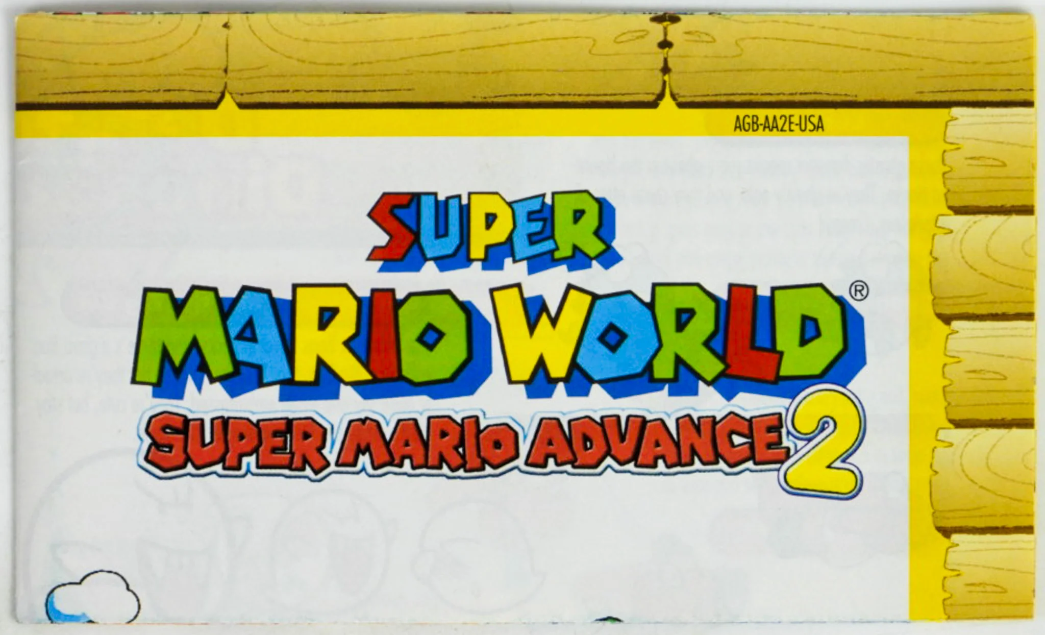 Super Mario Advance 2 [Manual] (Nintendo Game Boy Advance / GBA) - Image 3
