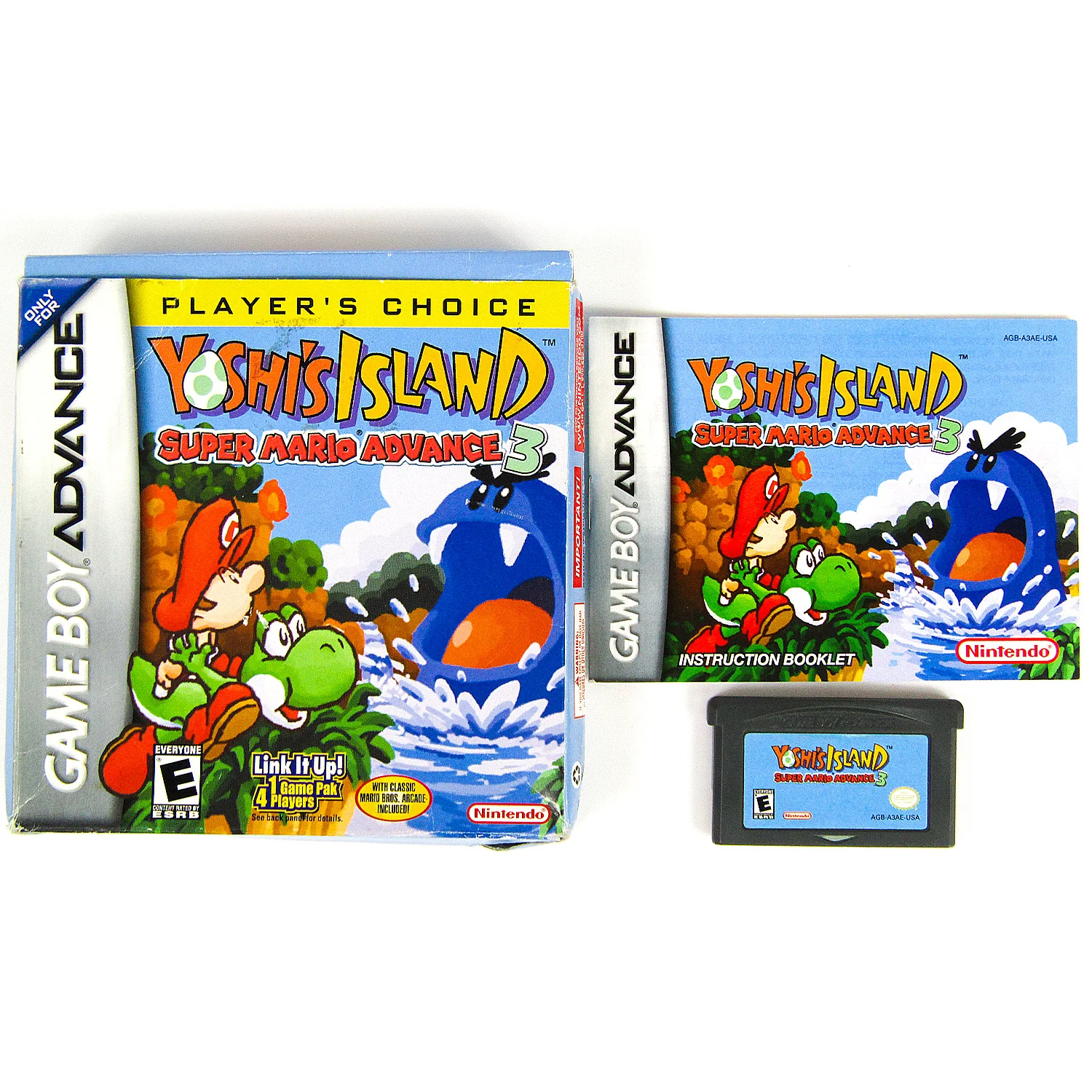 Super Mario Advance 3 Yoshi's Island [Player's Choice] (Nintendo Game Boy Advance / GBA) - Image 2