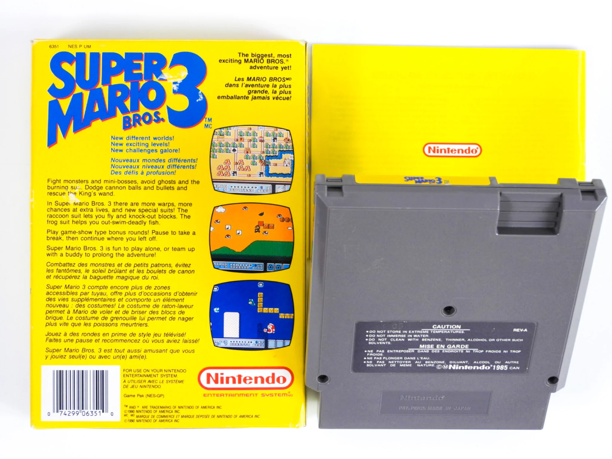 Super Mario Bros. 3 [CAN Version] (Nintendo / NES) - Image 12