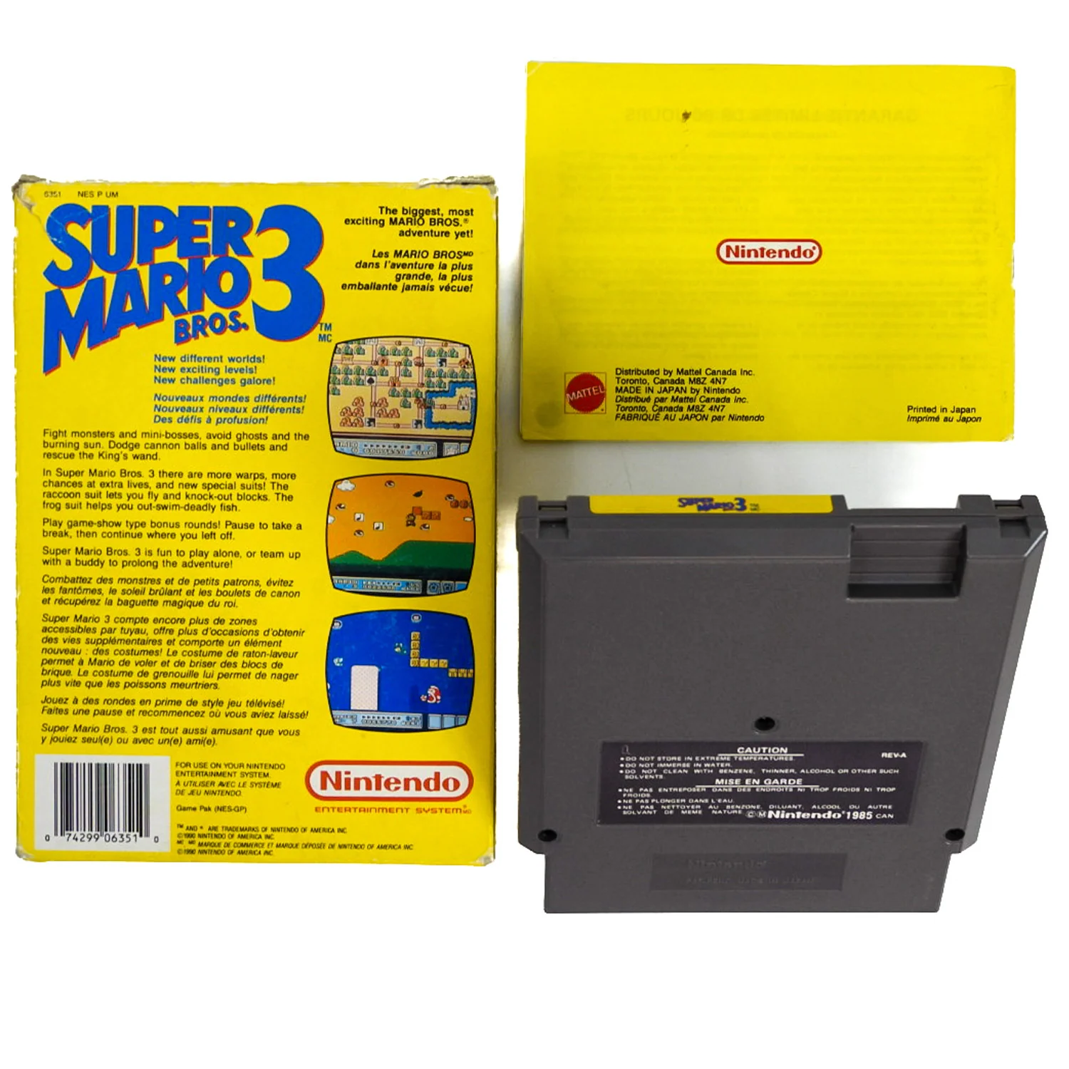 Super Mario Bros. 3 [CAN Version] (Nintendo / NES) - Image 7