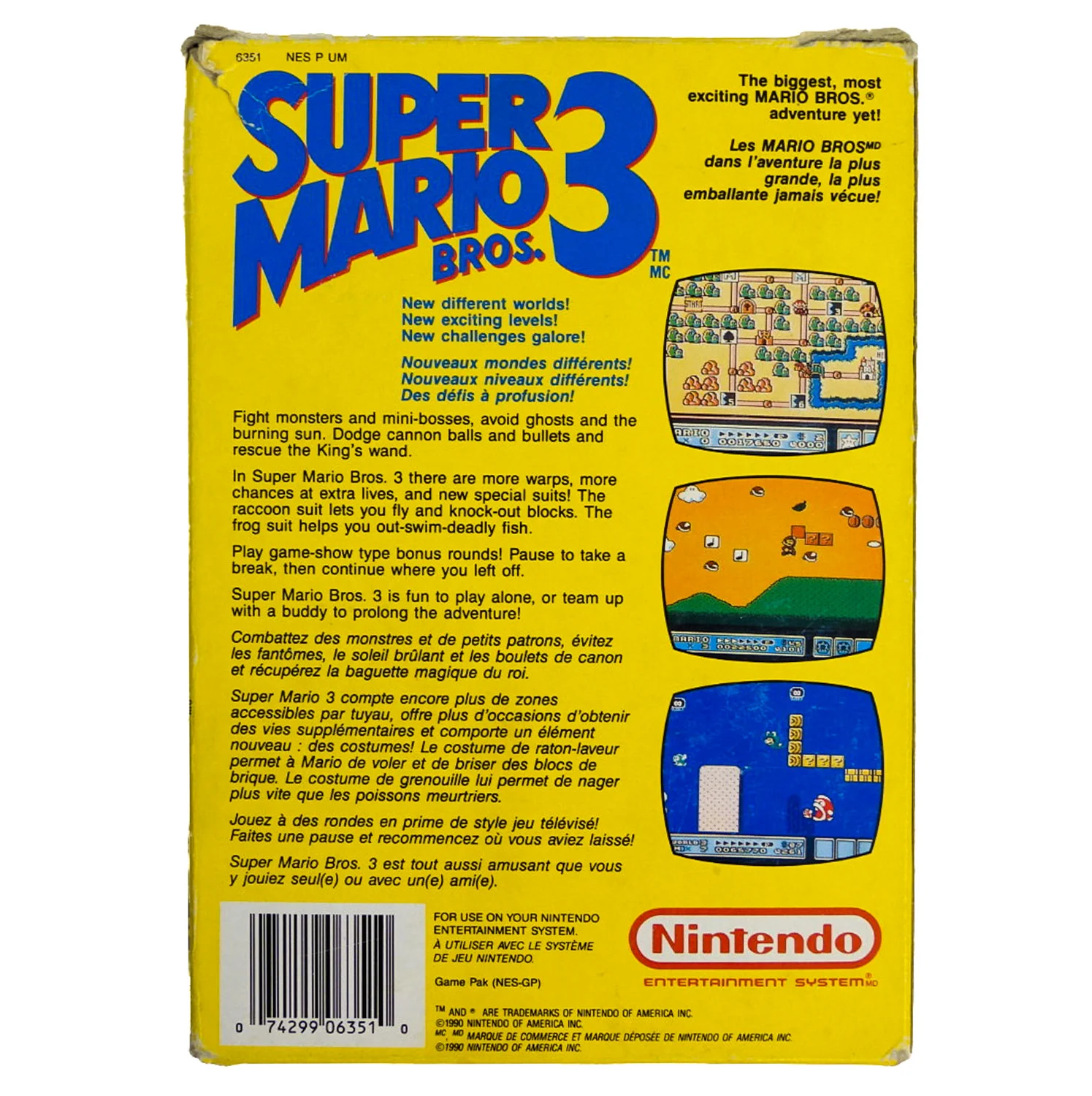 Super Mario Bros. 3 [CAN Version] (Nintendo / NES) - Image 9