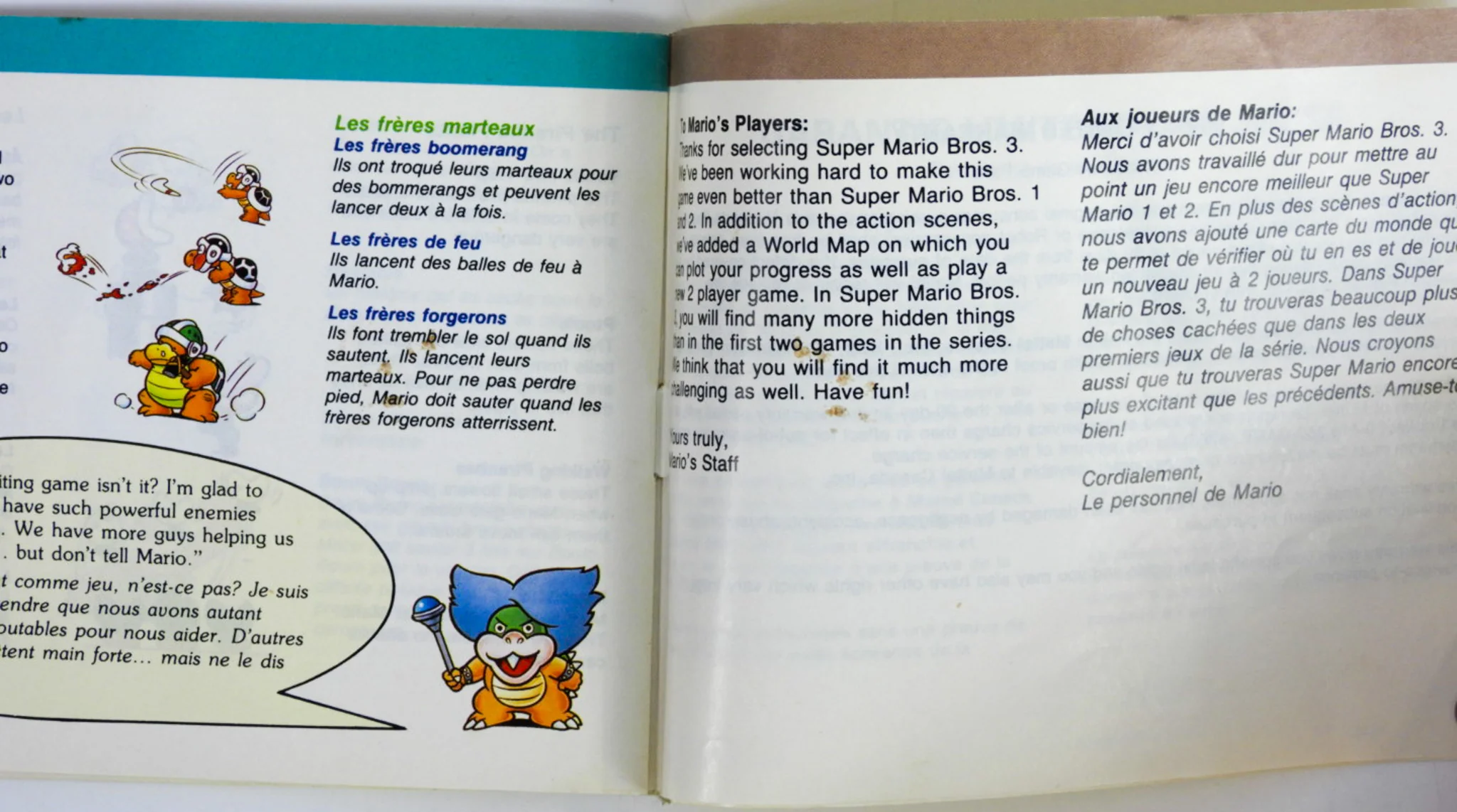 Super Mario Bros. 3 [CAN Version] [Manual] (Nintendo / NES) - Image 11
