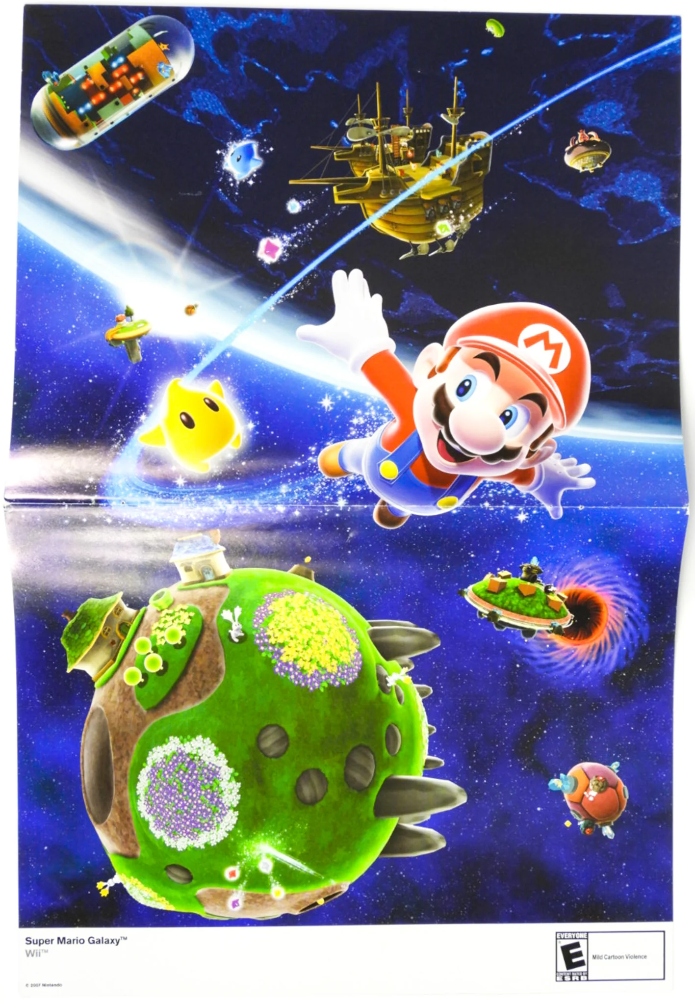 Super Mario Galaxy [Nintendo Power] [Poster] (Nintendo Wii)